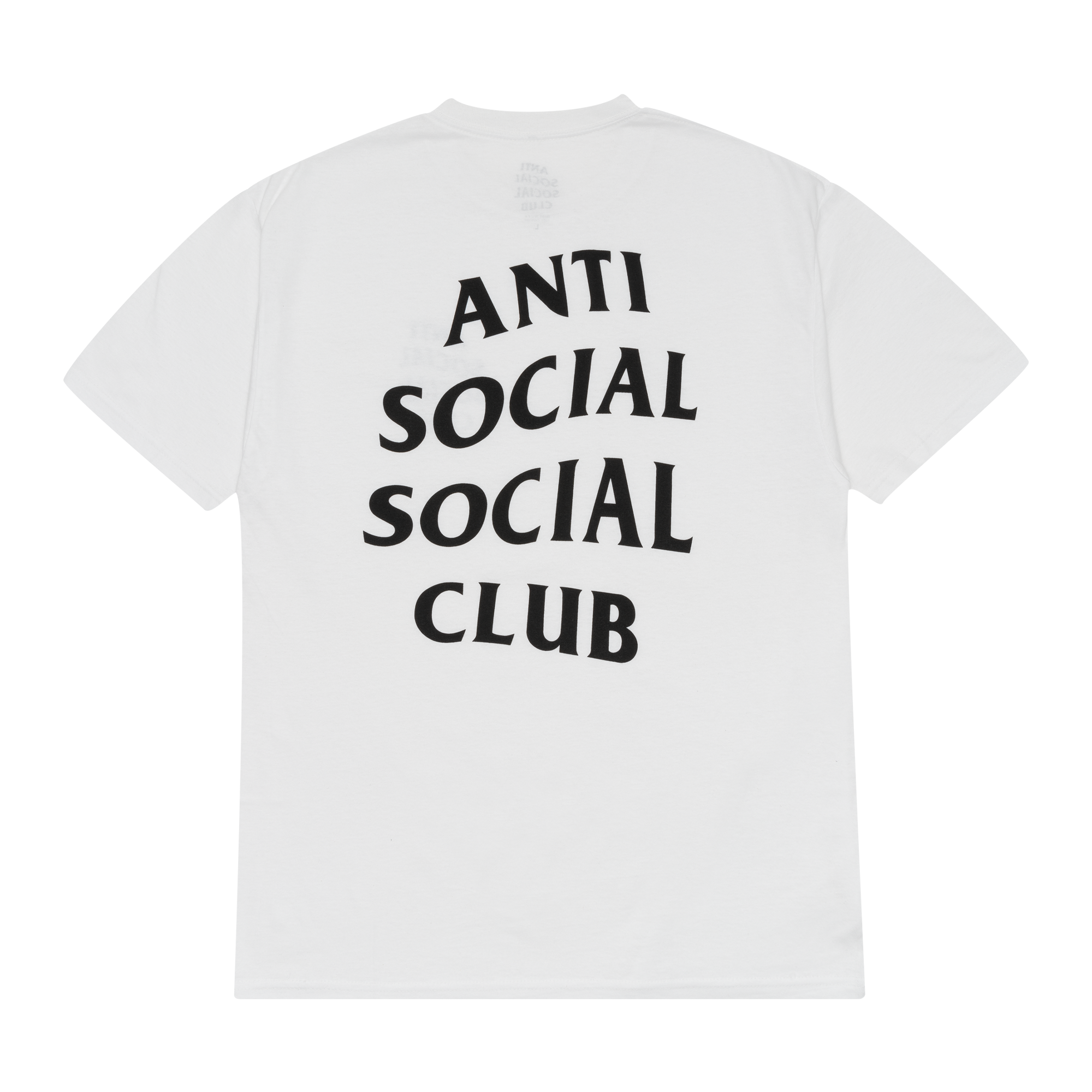 Anti Social Social Club Logo Tee 2 White-PLUS