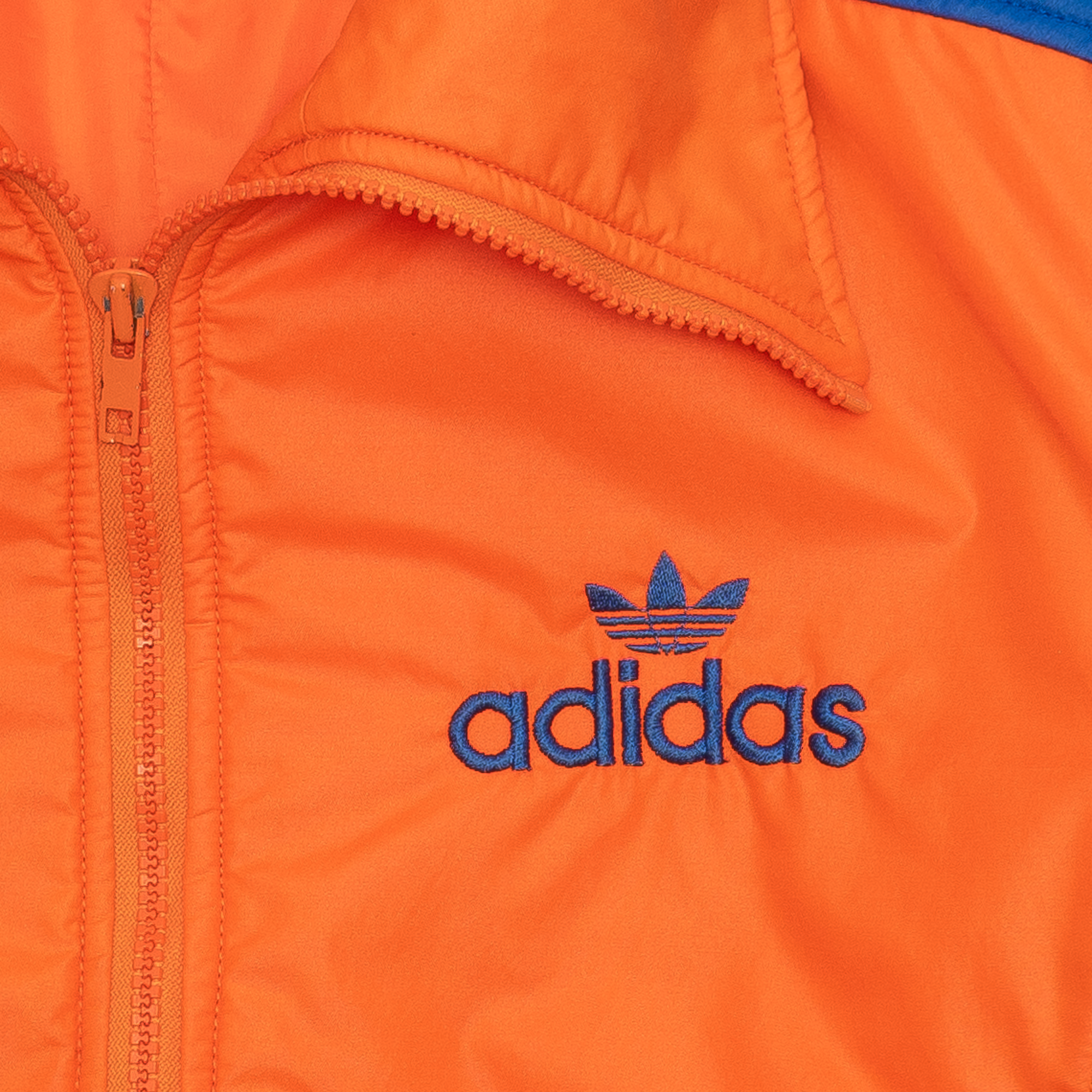 Adidas Zip Up Jacket Orange-PLUS