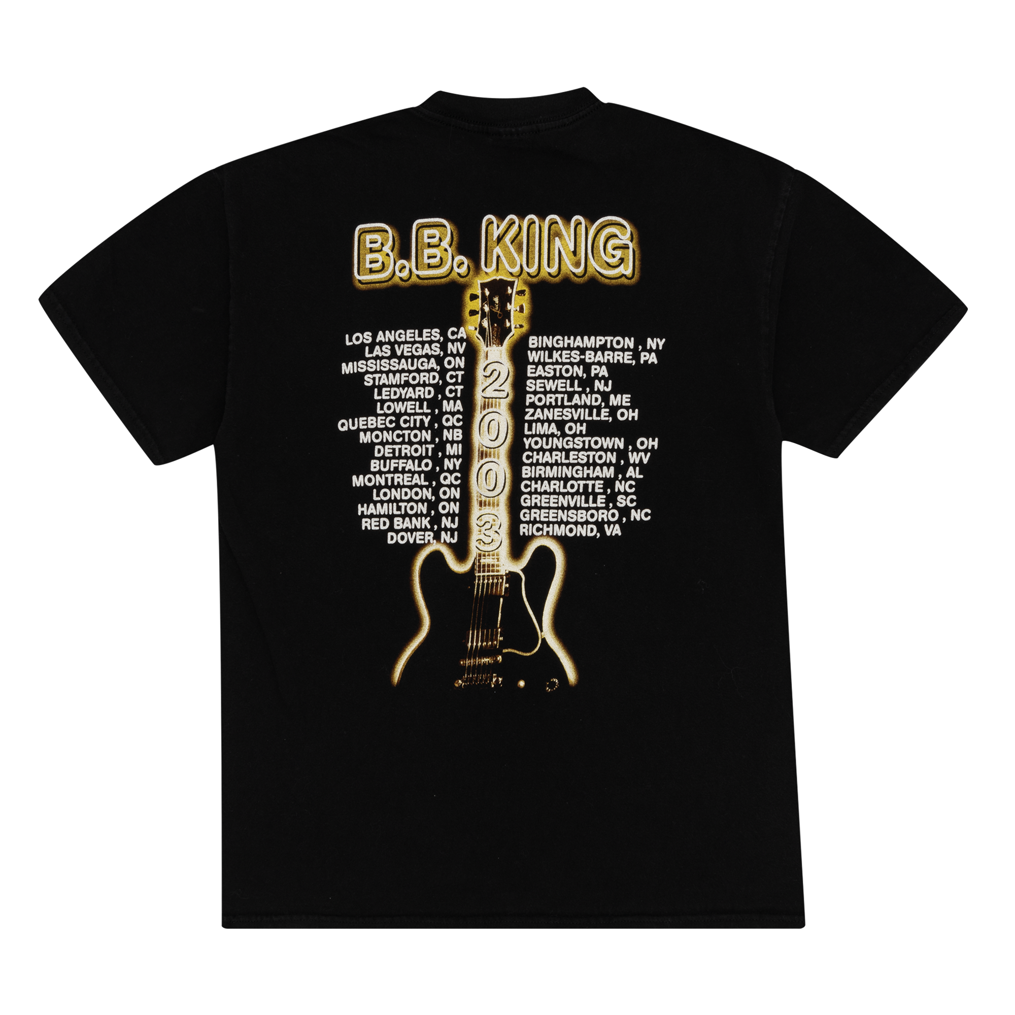 BB King North American Tour 2003 Tee Black-PLUS