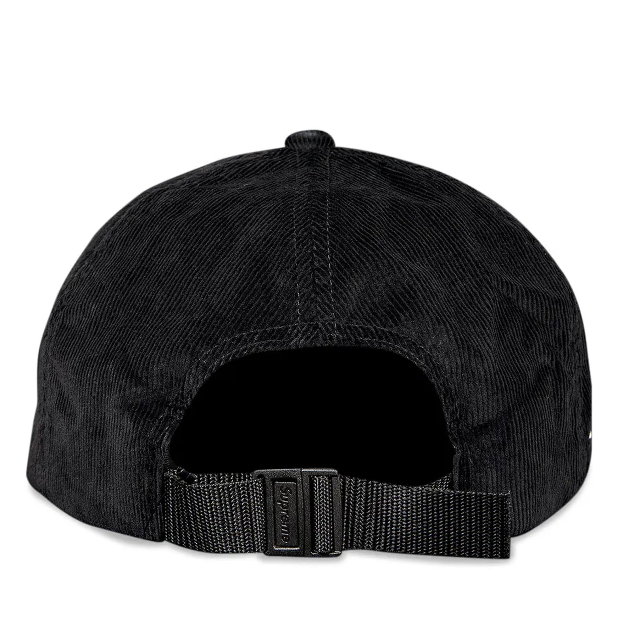 Supreme GORE-TEX Corduroy Classic Logo 6-Panel Black