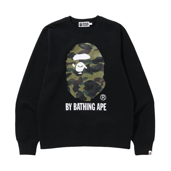 Bape 1st Camo By Bathing Ape Crewneck Black