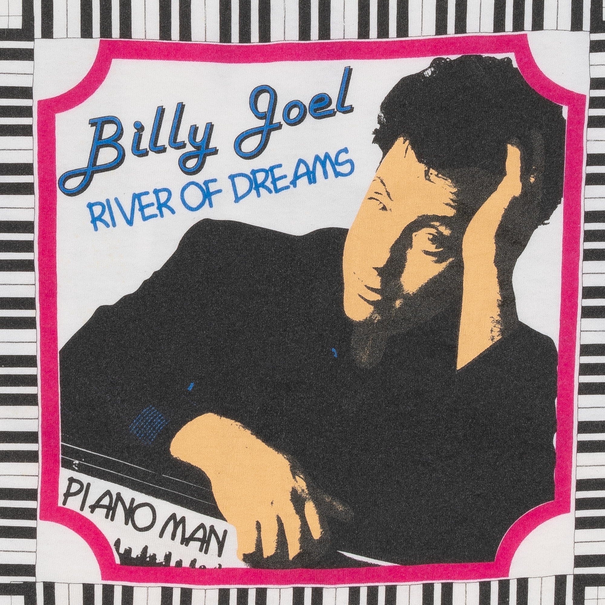 Billy Joel "River of Dreams" 1993 Tee White-PLUS