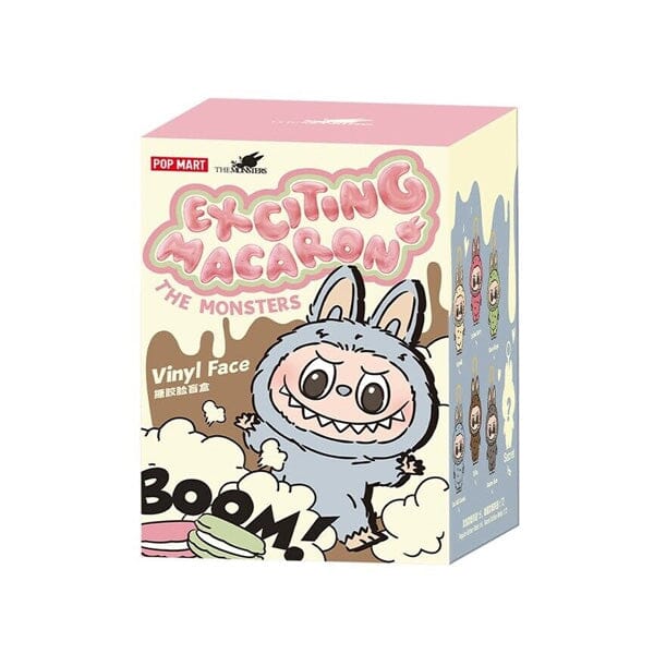 Pop Mart Labubu The Monsters Exciting Macaron Vinyl Plush Pendant Single Blind Box-PLUS