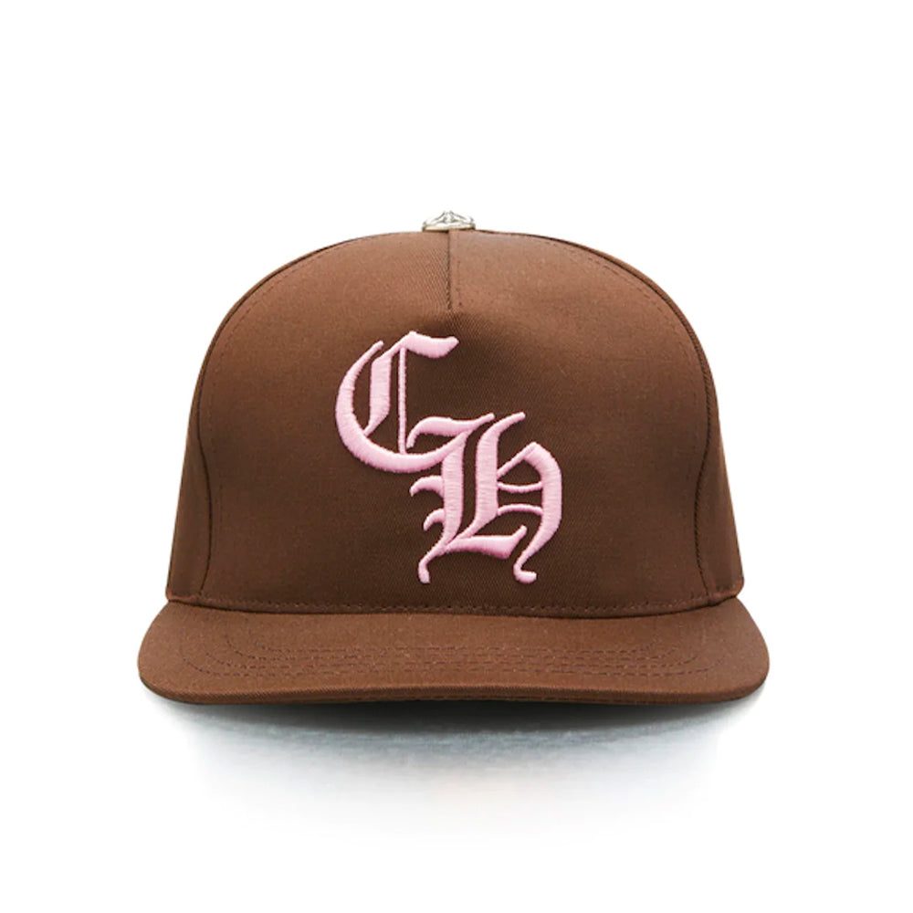 Chrome Hearts CH Baseball Hat Brown/Pink-PLUS