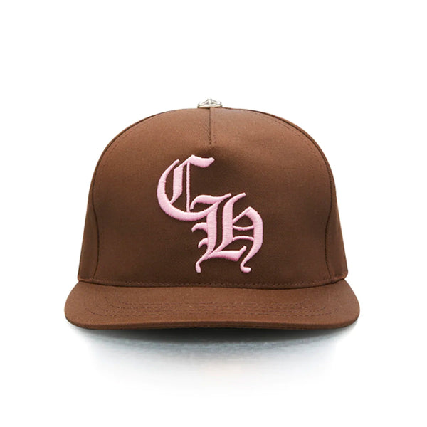 Chrome Hearts CH Baseball Hat Brown/Pink