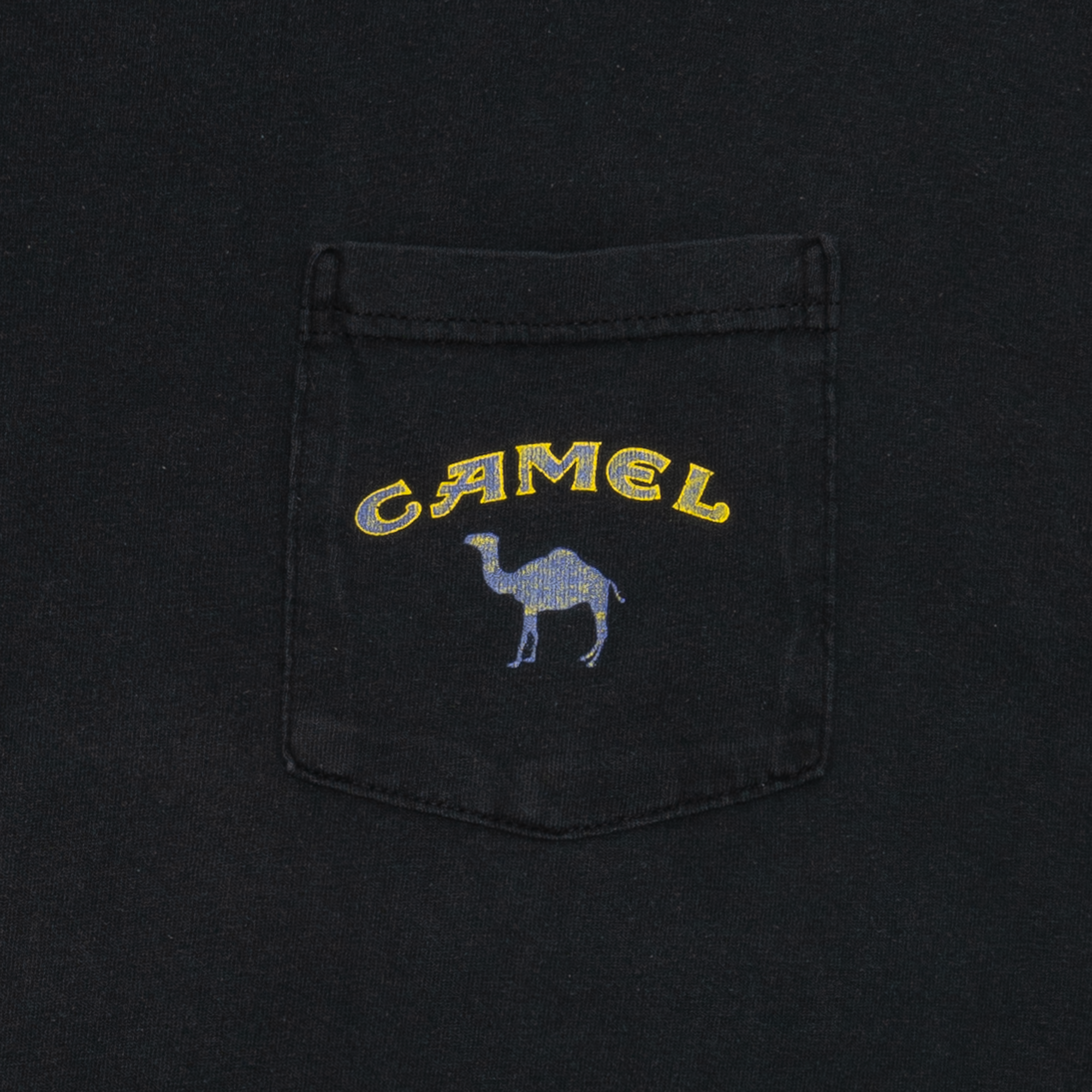 Camel Cigarettes "Joe's Place" Pocket Tee Black-PLUS