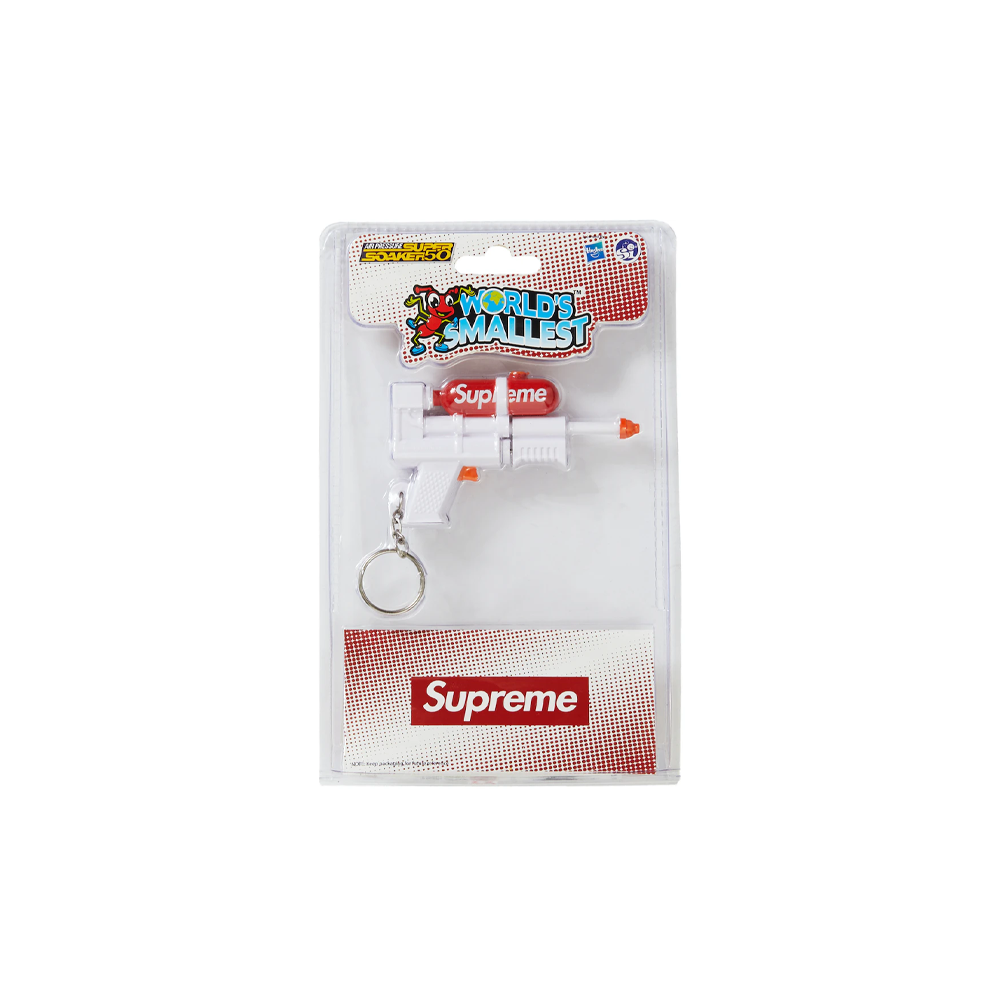 Supreme Super Soaker 50 Water Blaster Keychain White-PLUS
