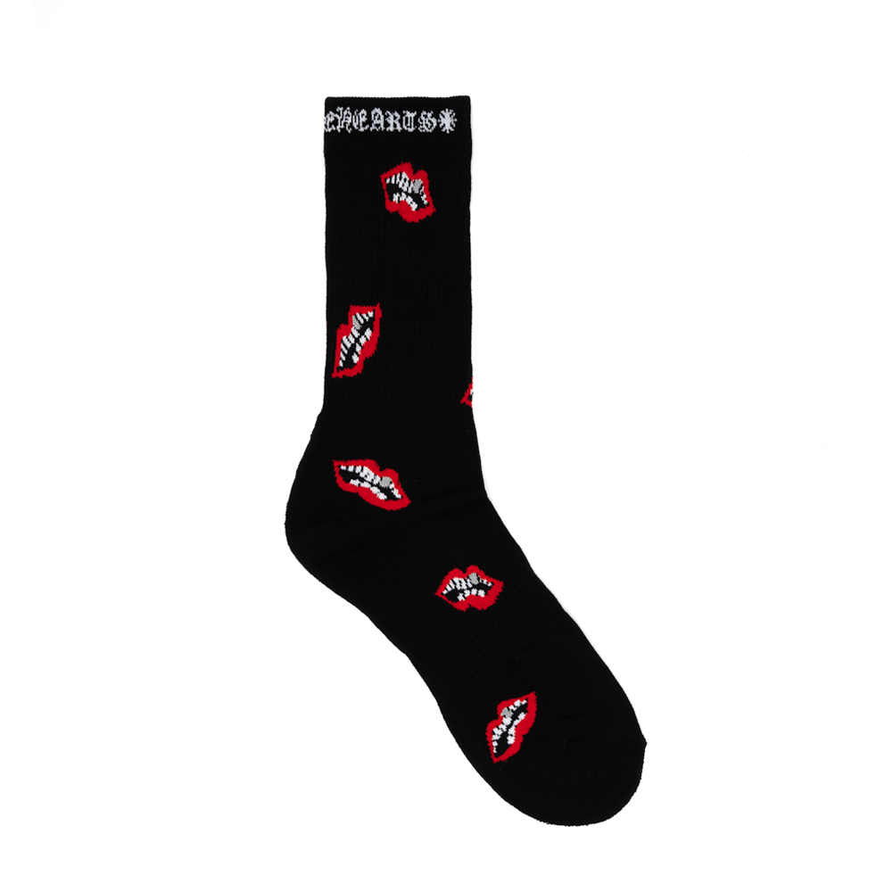 Chrome Hearts Chomper Socks Black | PLUS