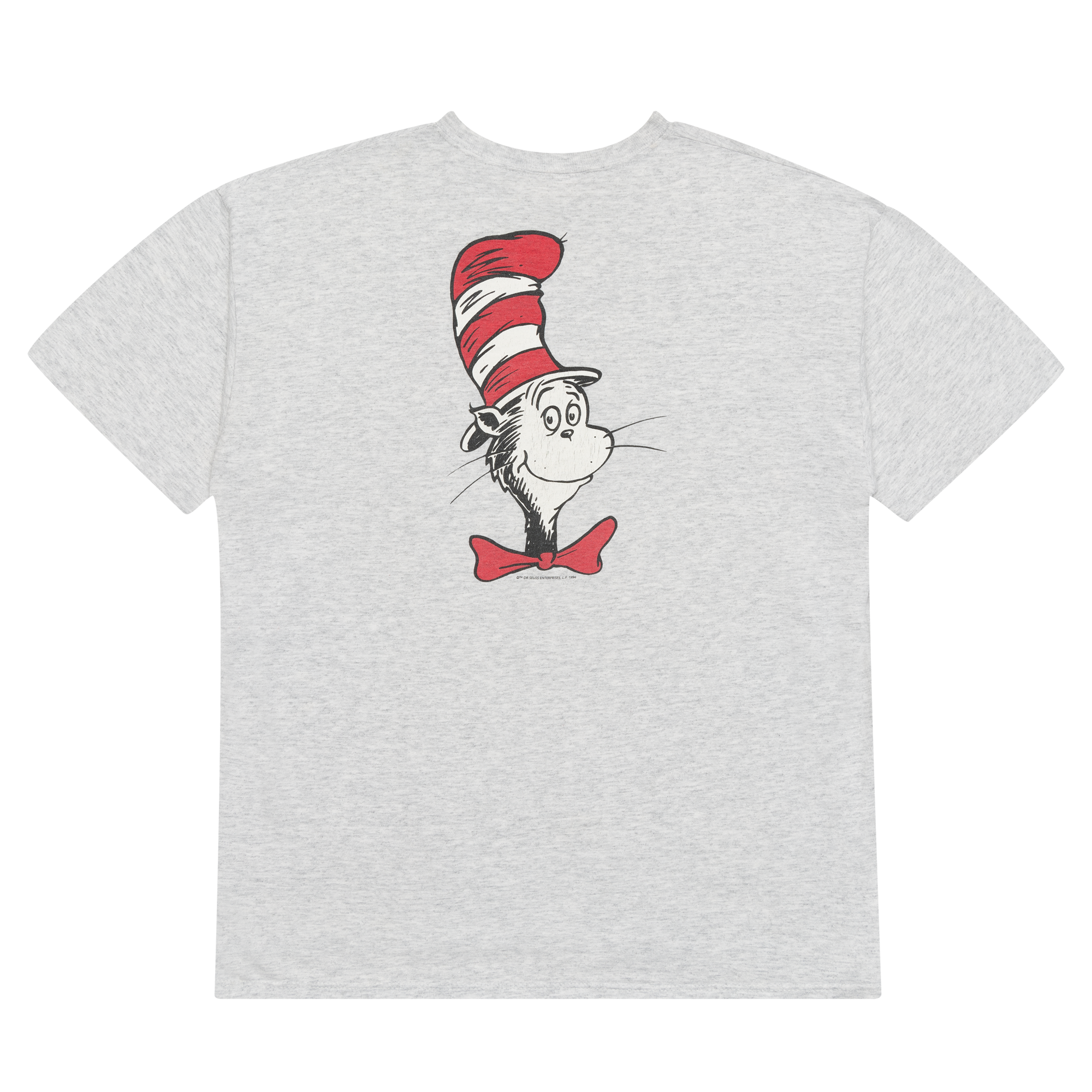Dr Seuss "Cat In The Hat" Tee Grey-PLUS