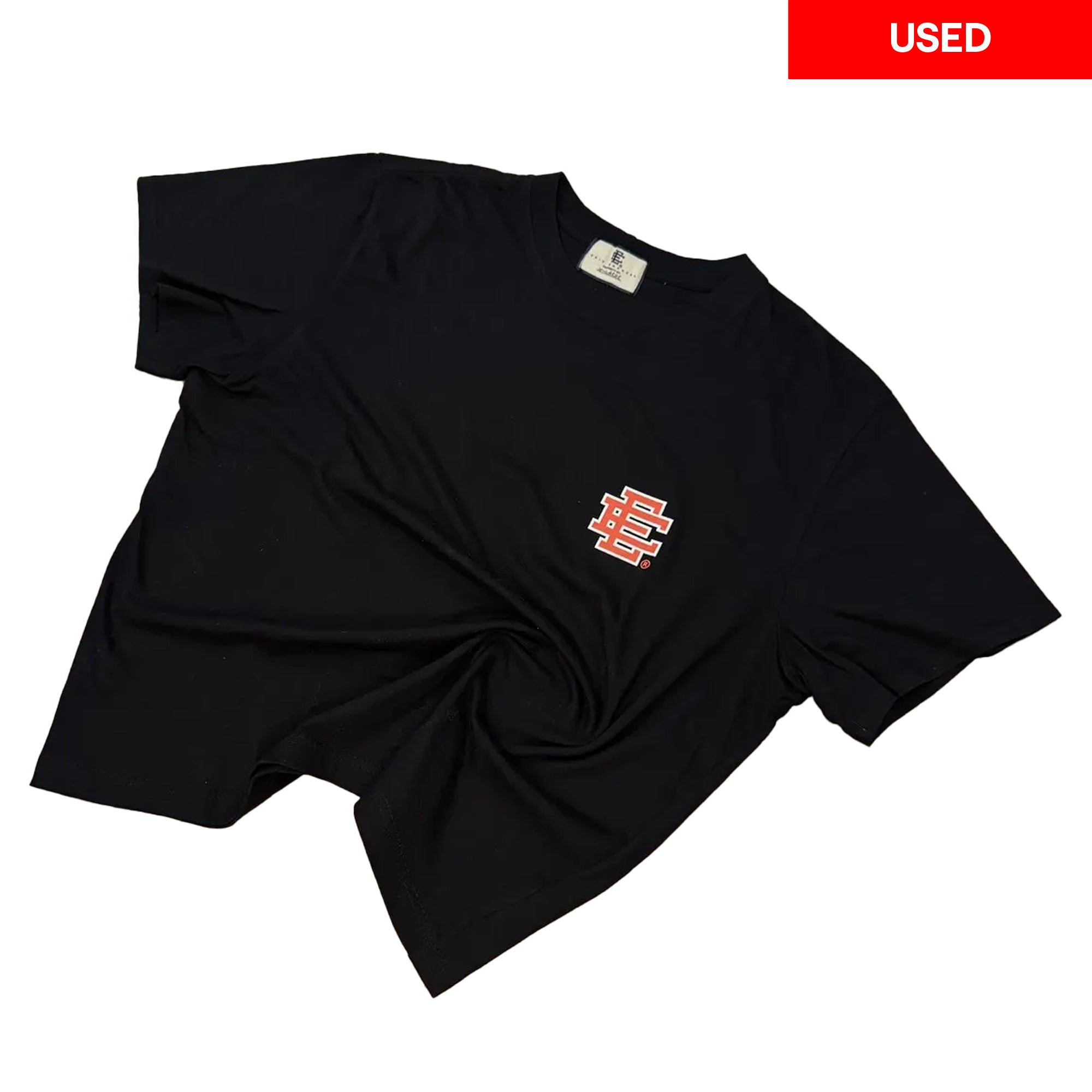 Eric Emanuel EE Basic Tee Black/Red (Used)-PLUS