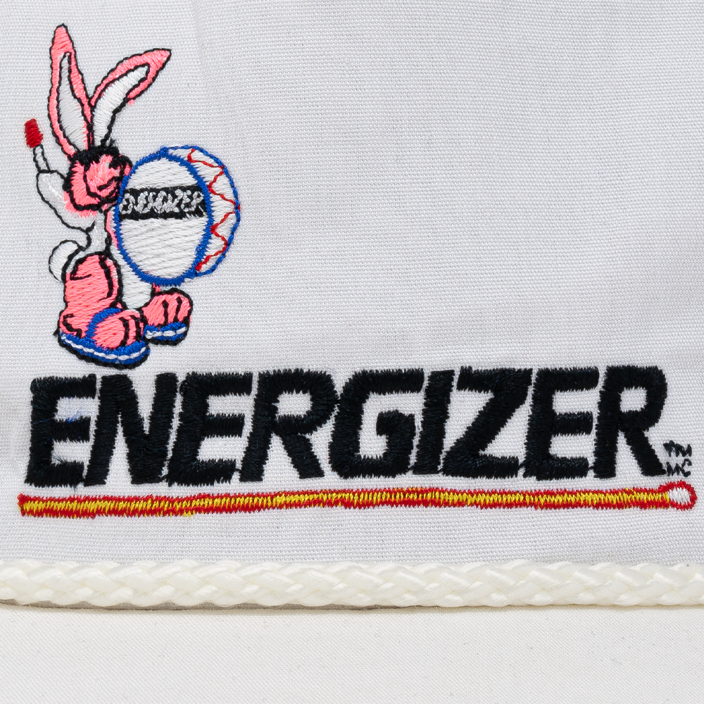 Energizer Battery Advertising Snapback Hat White-PLUS