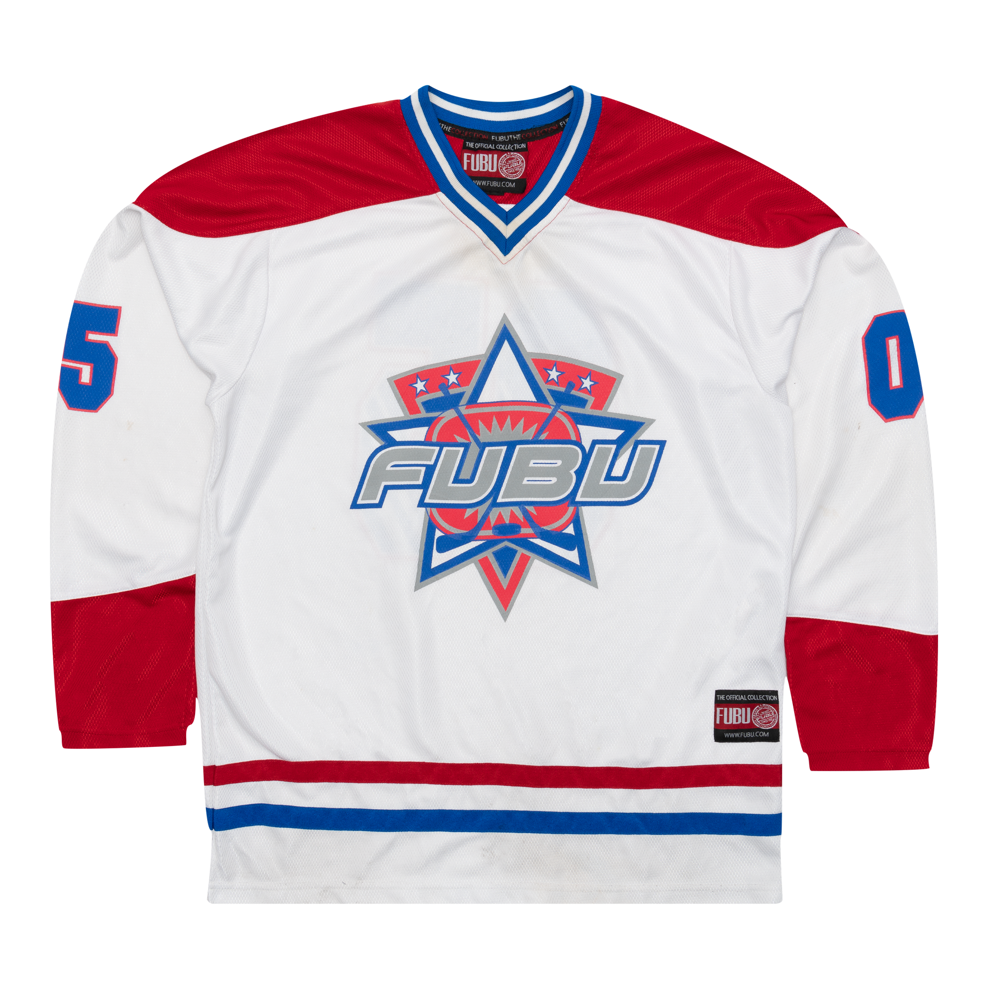 FUBU Hockey Jersey White-PLUS