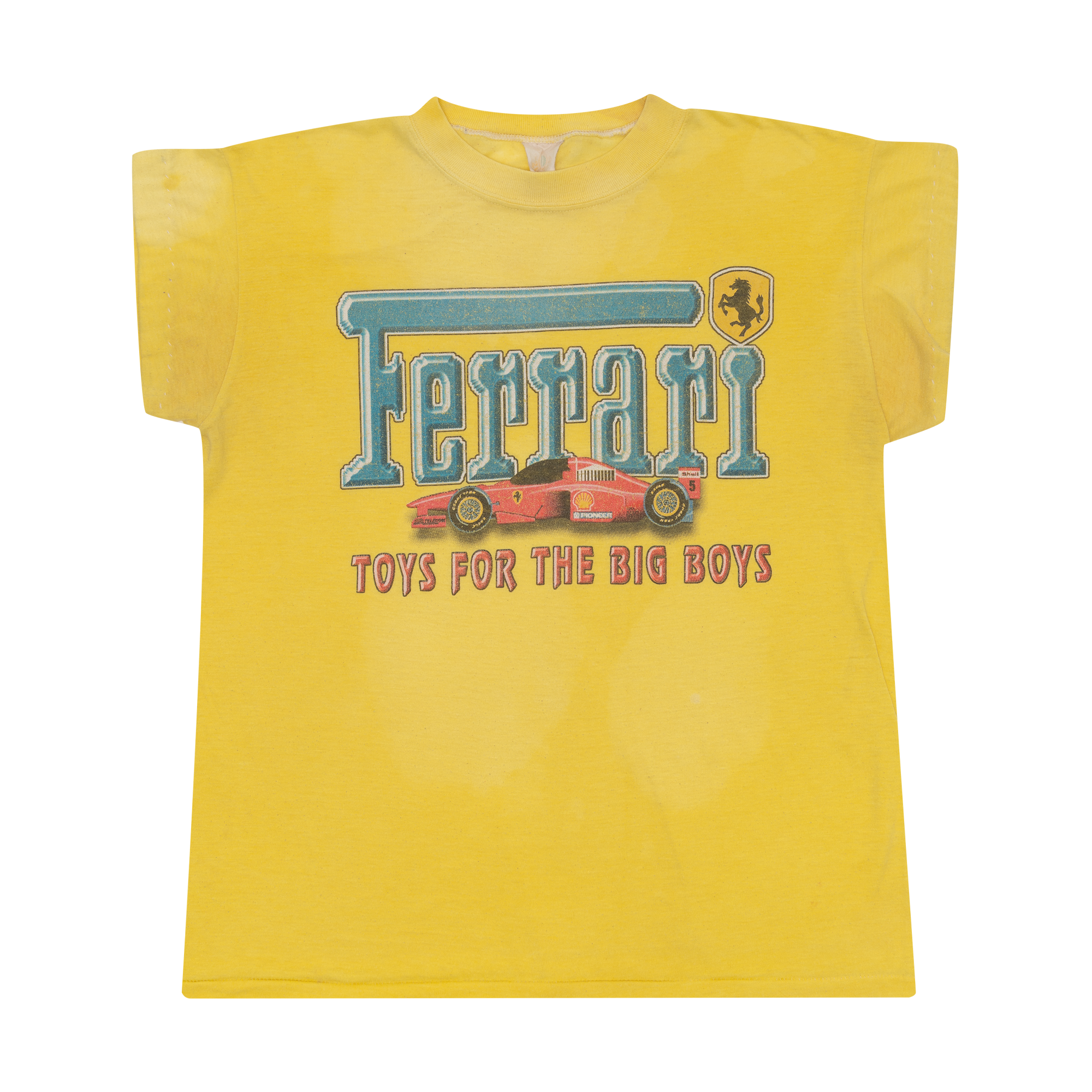 Ferrari "Toys for the Big Boys" Tank Top Yellow-PLUS