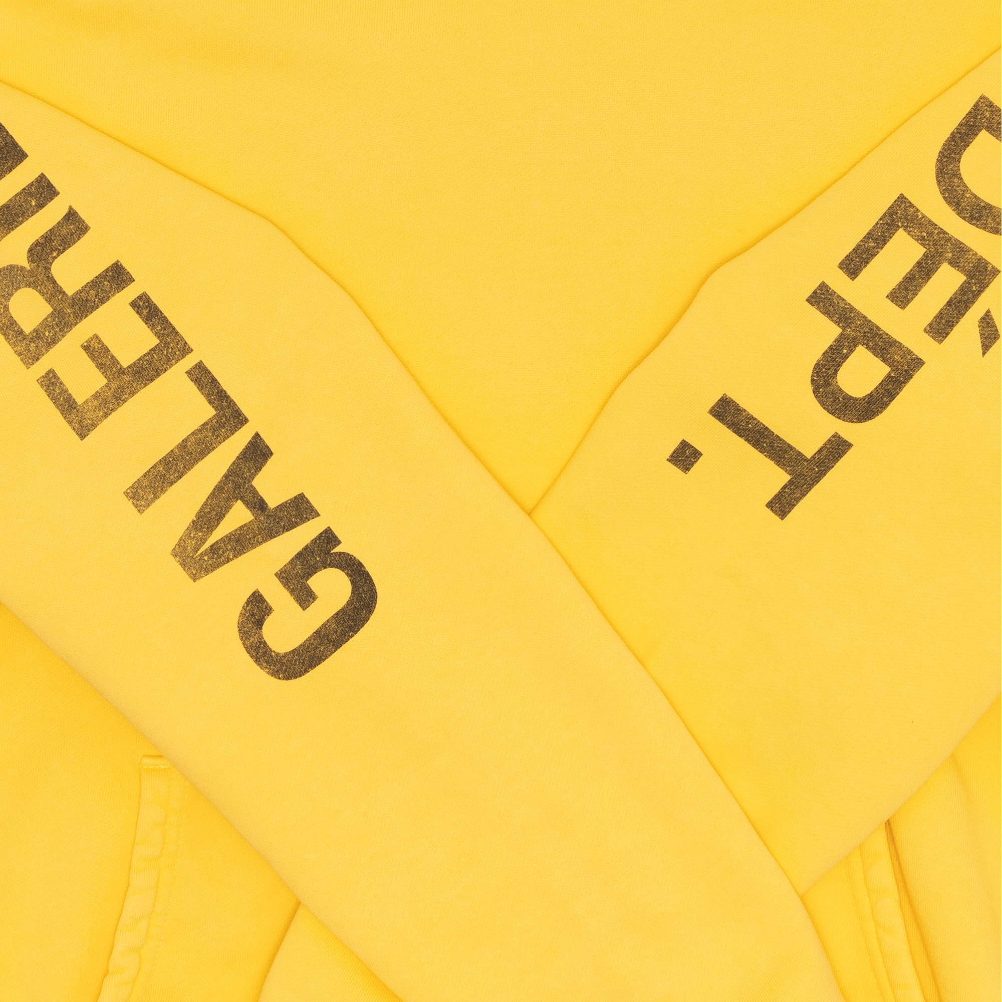 Gallery Dept. Art That Kills Reversible Logo Hoodie Yellow-PLUS