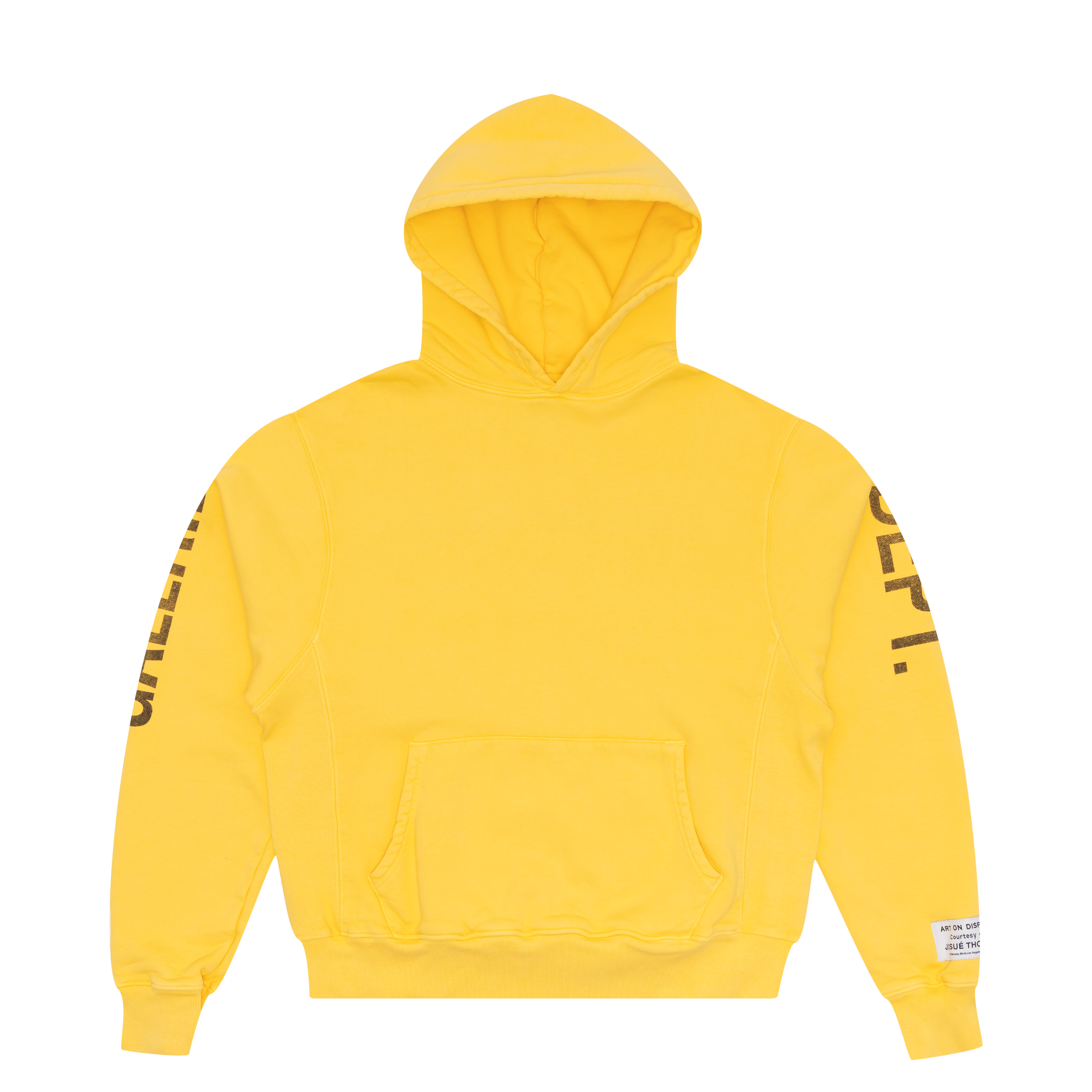 Gallery Dept. Art That Kills Reversible Logo Hoodie Yellow-PLUS