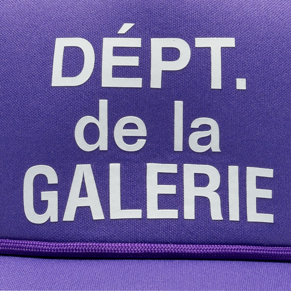 Gallery Dept. French Logo Trucker Hat Purple-PLUS