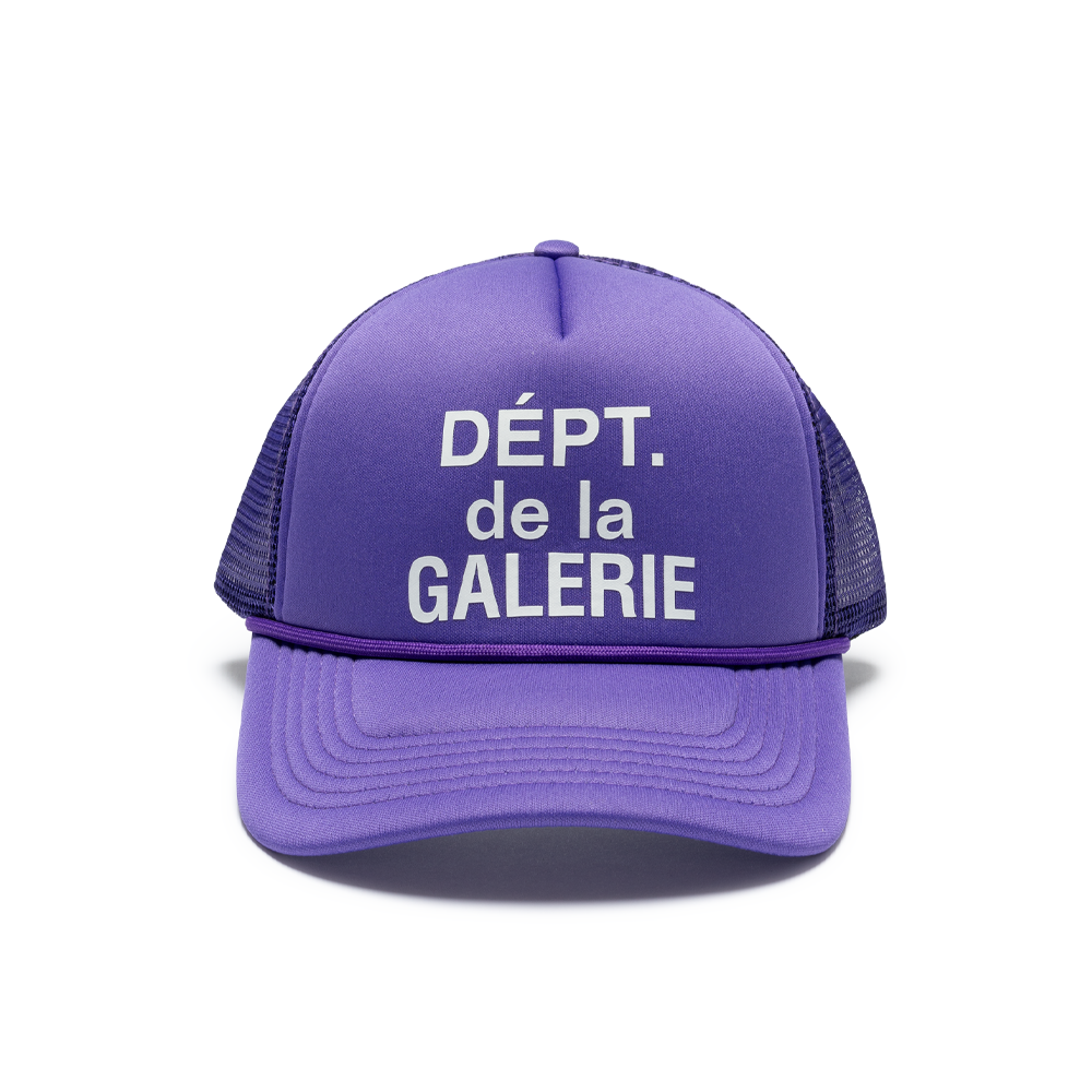 Gallery Dept. French Logo Trucker Hat Purple-PLUS