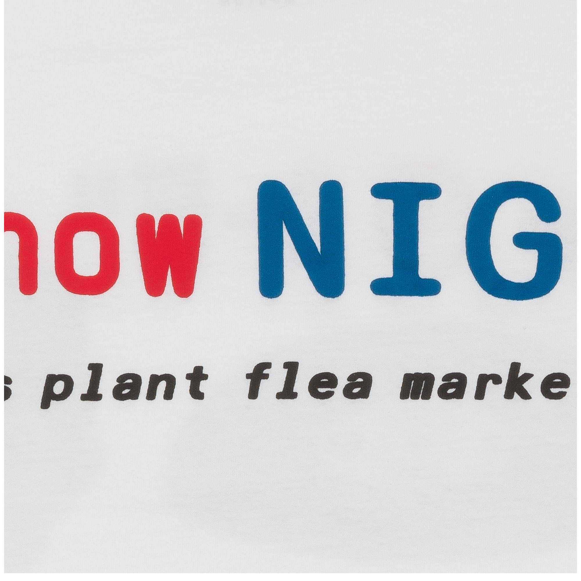 Human Made x Cactus Plant Flea Market I Know Nigo T-shirt White | PLUS