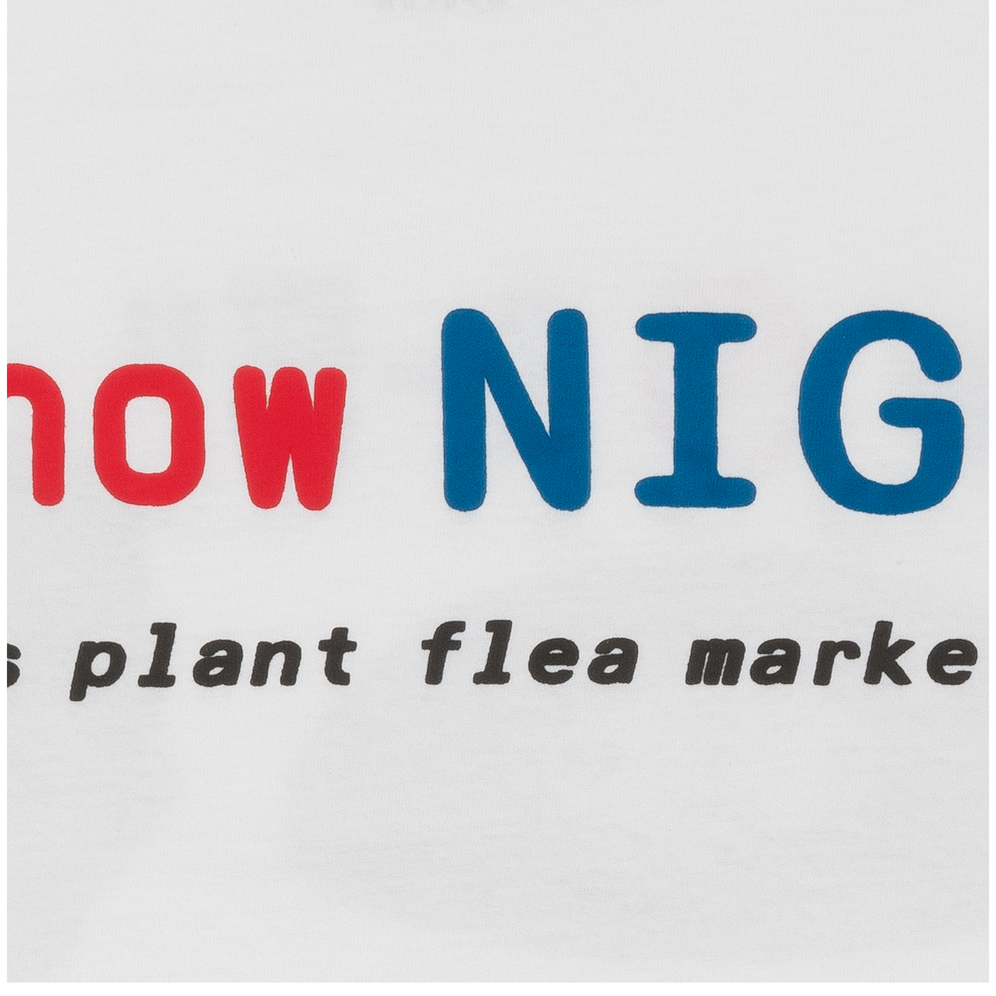 Human Made x Cactus Plant Flea Market I Know Nigo T-Shirt White-PLUS