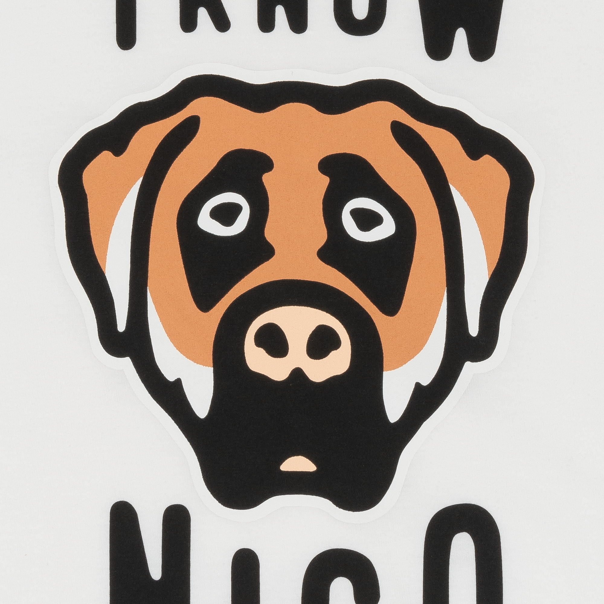 Human Made x Victor Victor “I Know Nigo” Tee in White