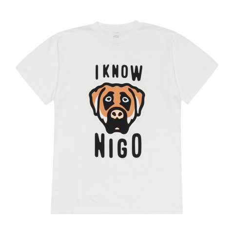 Human Made x Victor Victor I Know Nigo T-Shirt White | PLUS