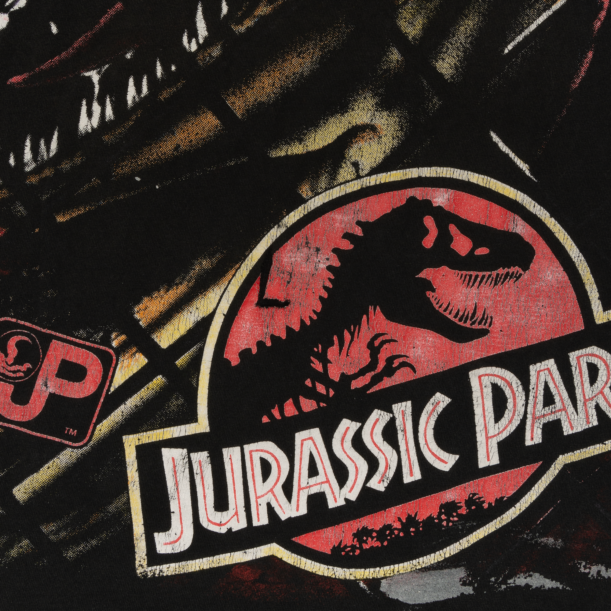 Jurassic Park AOP Movie Tee Black-PLUS