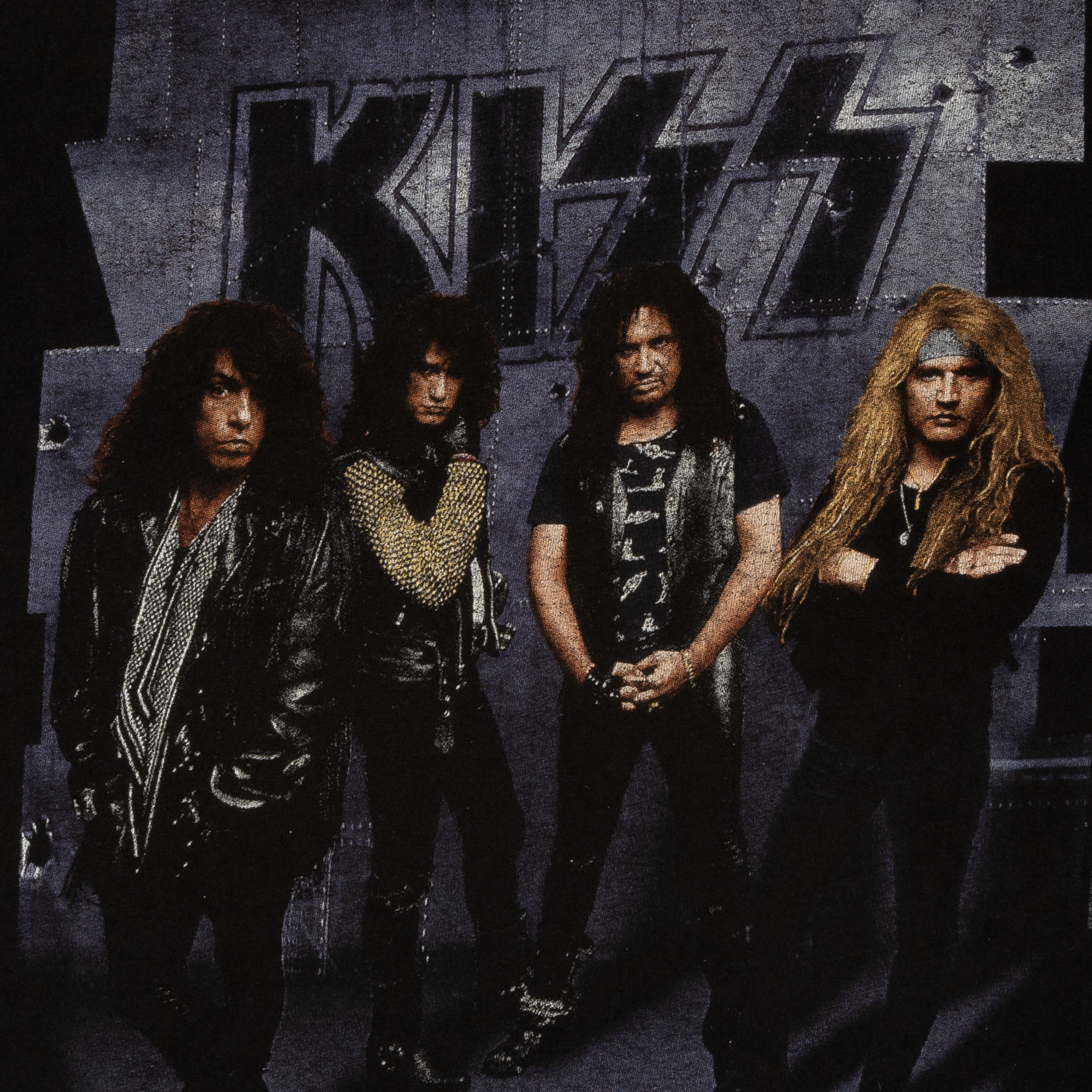 Kiss Album 1992 Promo Band Tee Black-PLUS