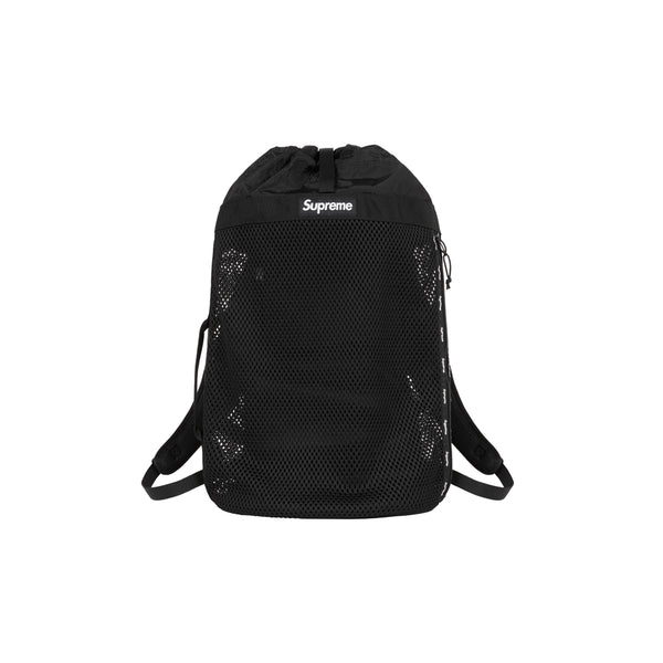 Supreme Mesh Backpack Bag Black (SS23) | PLUS