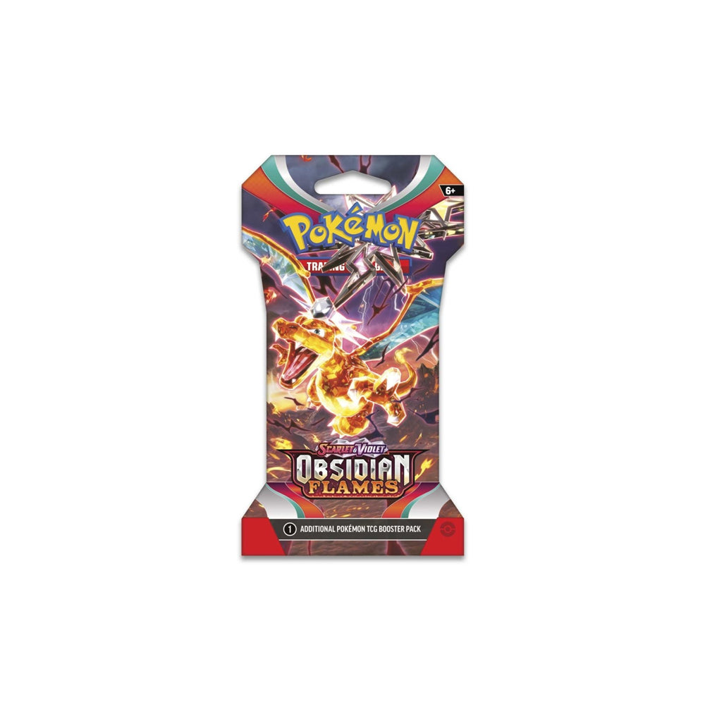 Pokemon Scarlet and Violet - Obsidian Flames Sleeved Booster Pack-PLUS