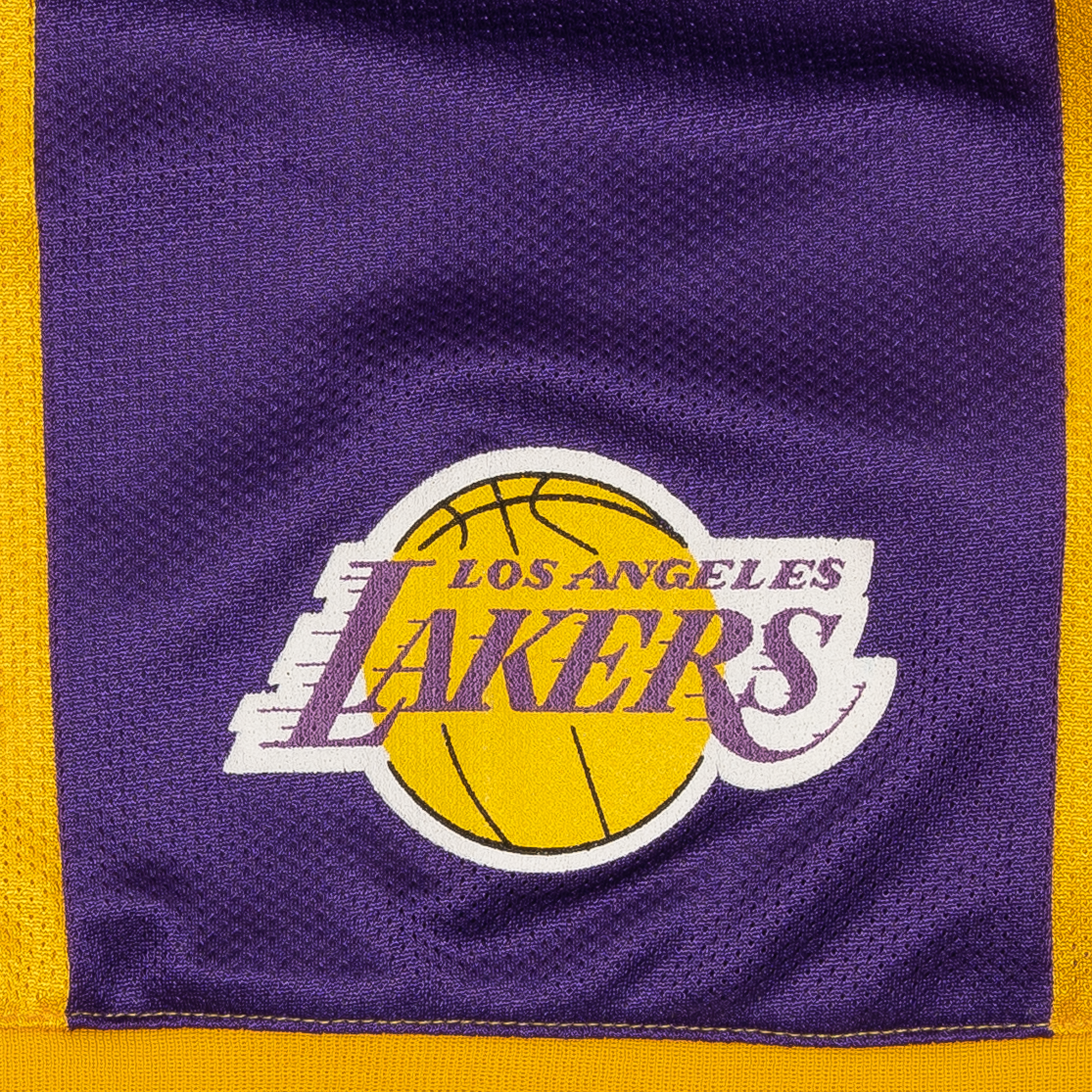 Los Angeles Lakers 90s Champion NBA Shorts Yellow-PLUS