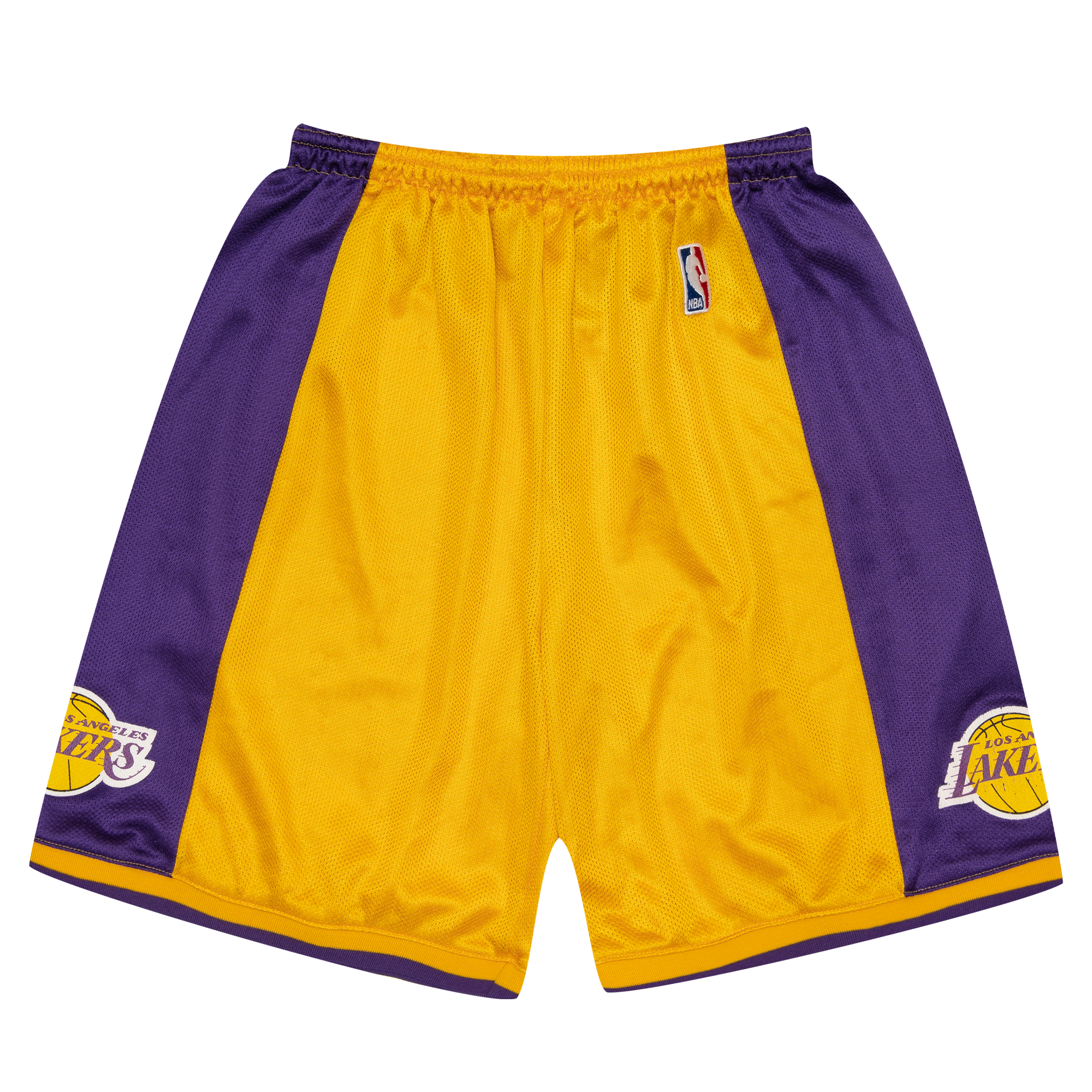 Los Angeles Lakers 90s Champion NBA Shorts Yellow-PLUS