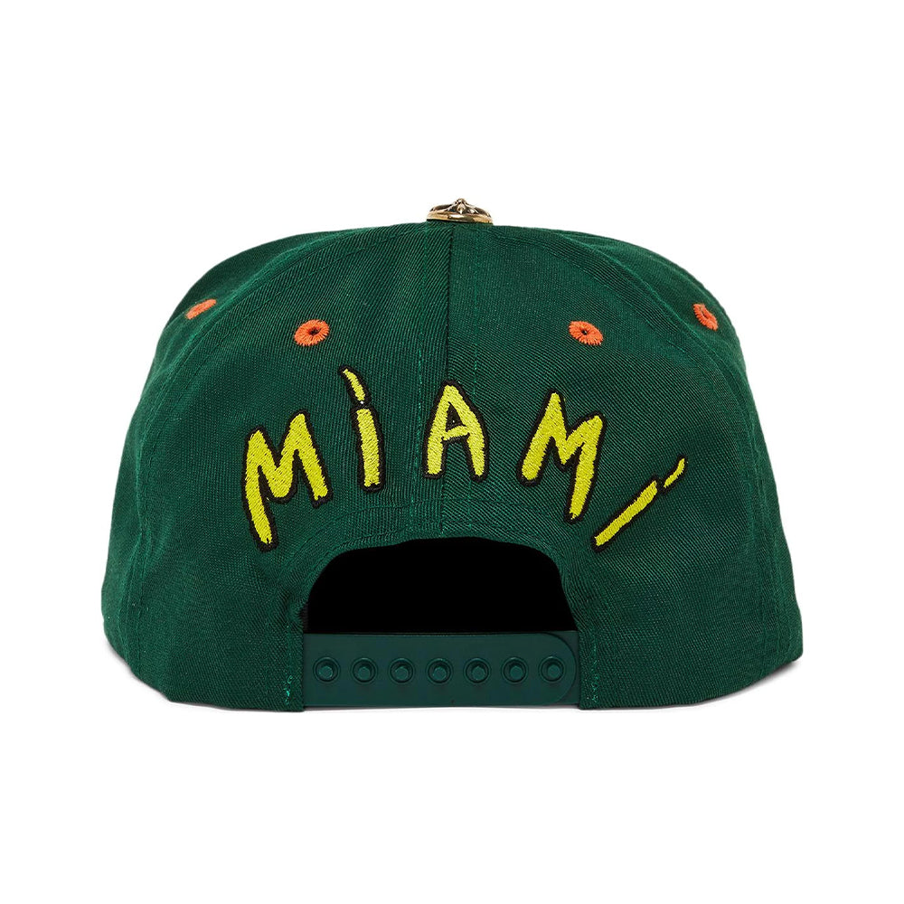 Chrome Hearts Miami Art Basel Exclusive Baseball Hat Green-PLUS