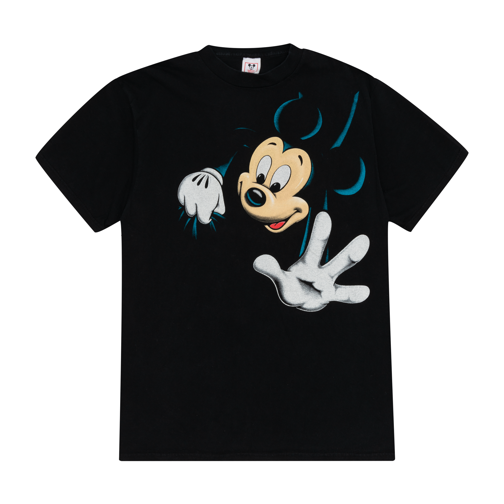 Mickey Mouse Reach Around Disney Wear Tee Black-PLUS