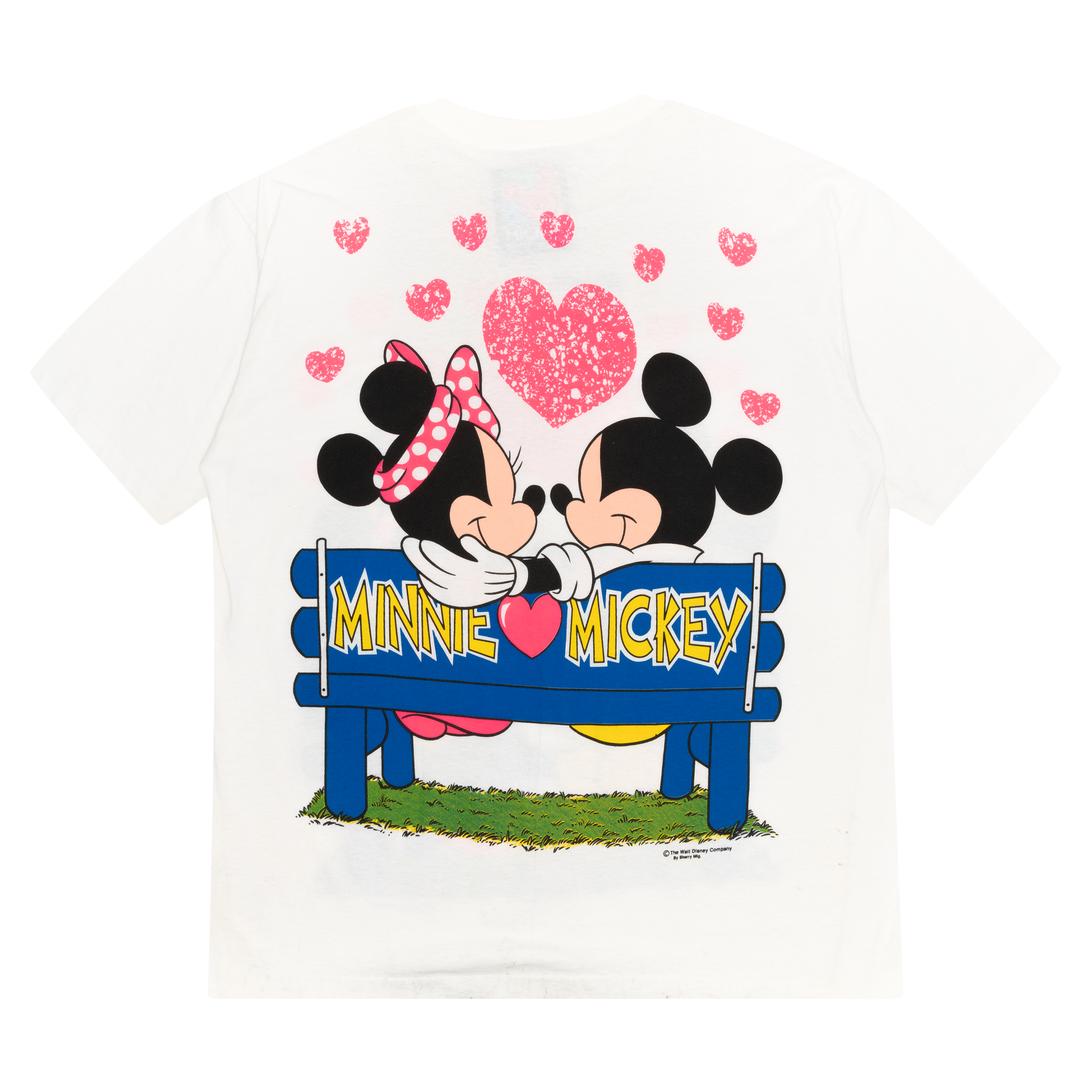 Mickey & Minnie Mouse's Bench Florida Disney Tee White-PLUS