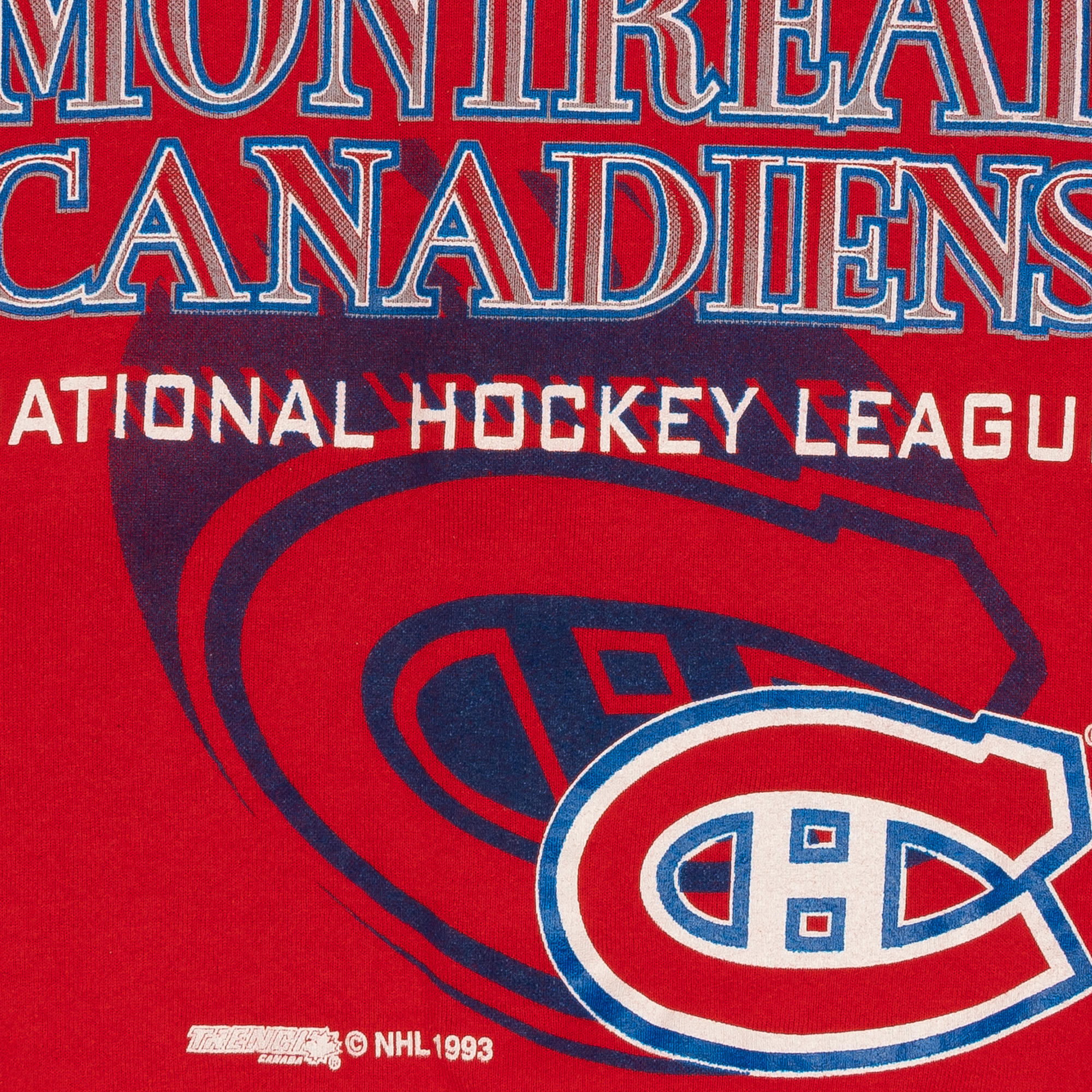Montreal Canadiens Trench 1993 NHL Crewneck Red-PLUS