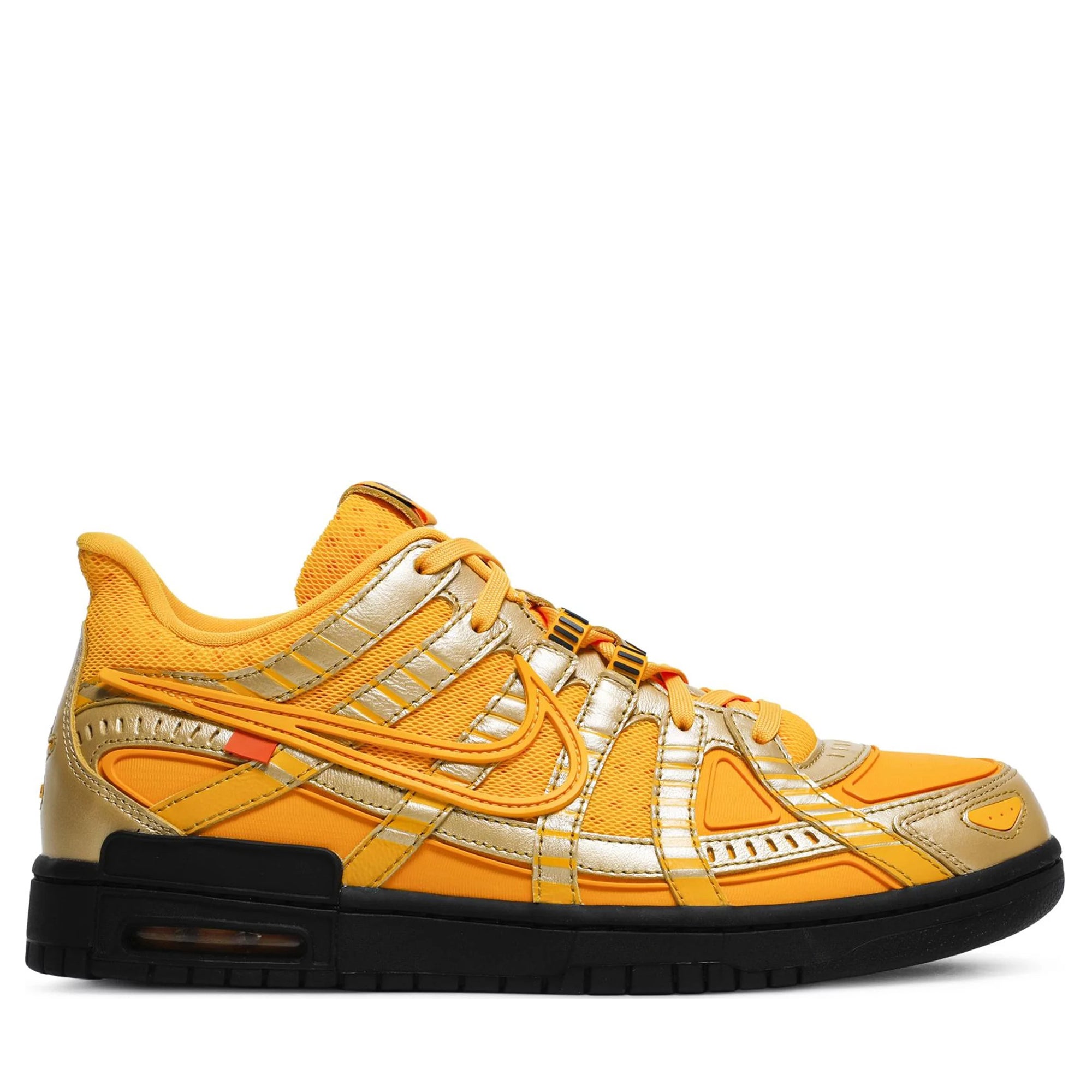 Nike Air Rubber Dunk Off-White University Gold-PLUS