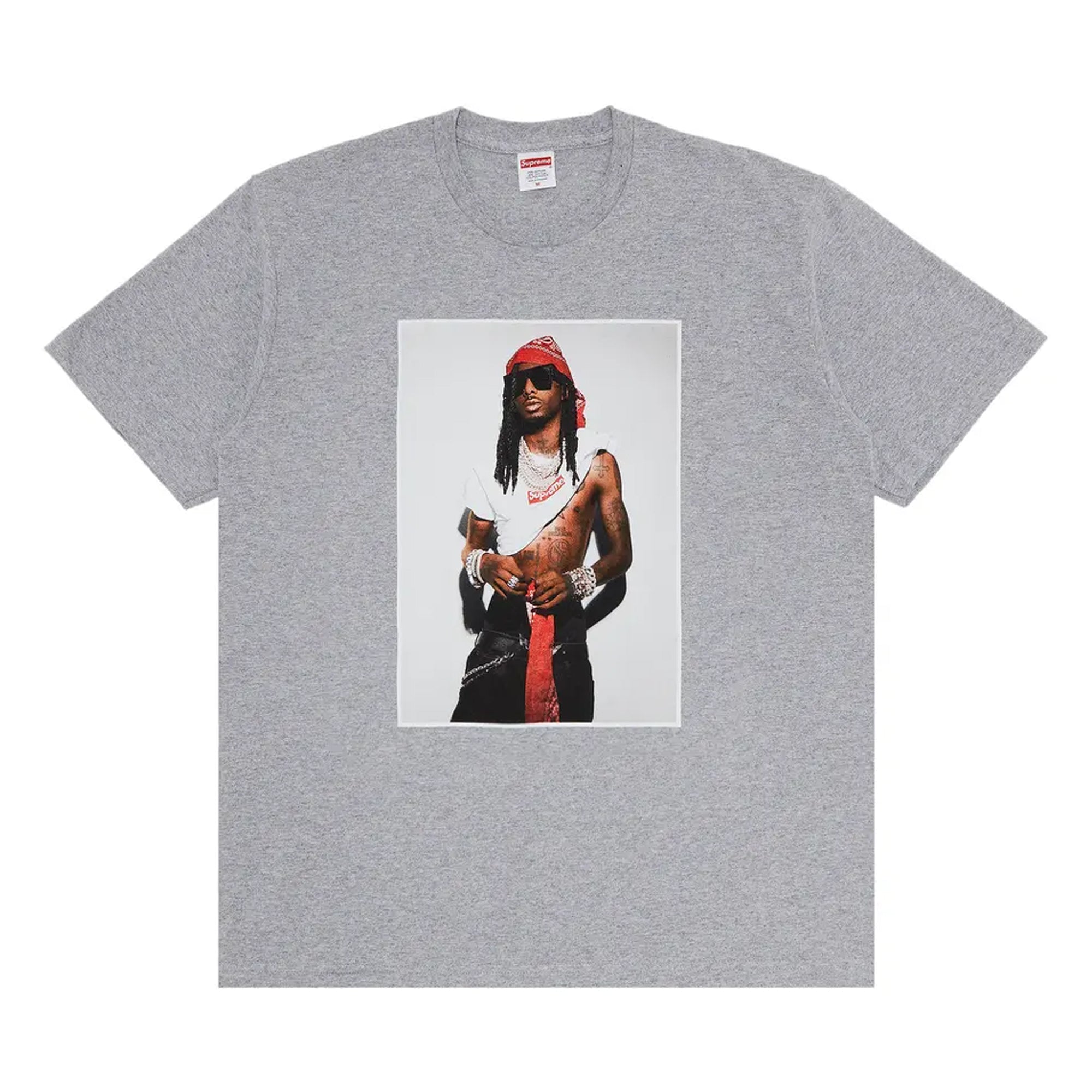 Supreme Playboi Carti Tee Heather Grey-PLUS