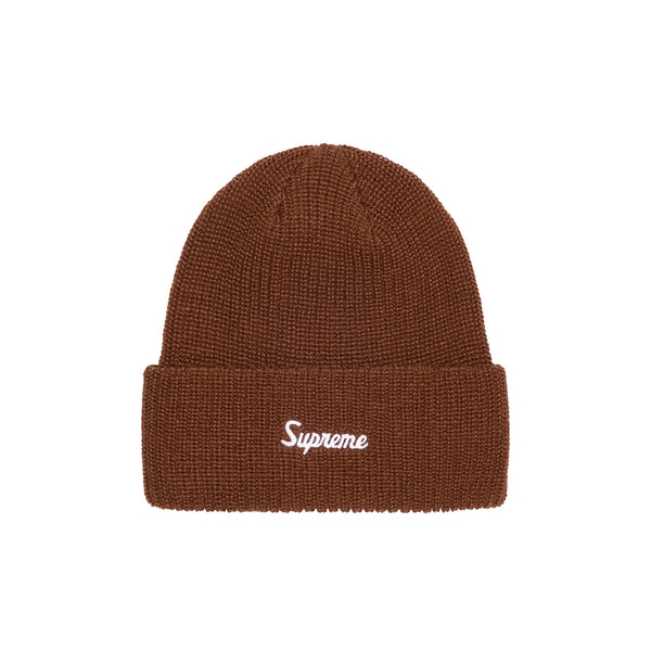 Supreme Loose Gauge Beanie Brown (FW23) | PLUS