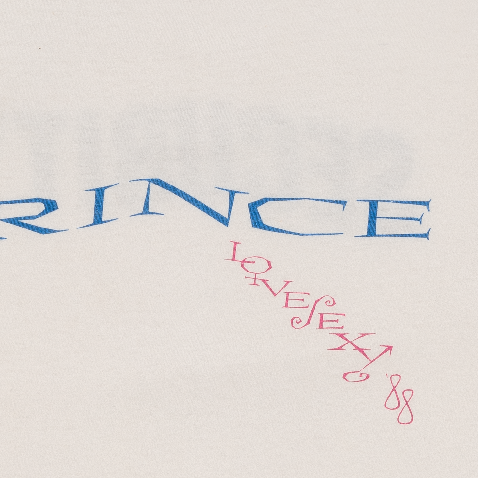 Prince Love Sex 1988 "Security" Tee White-PLUS