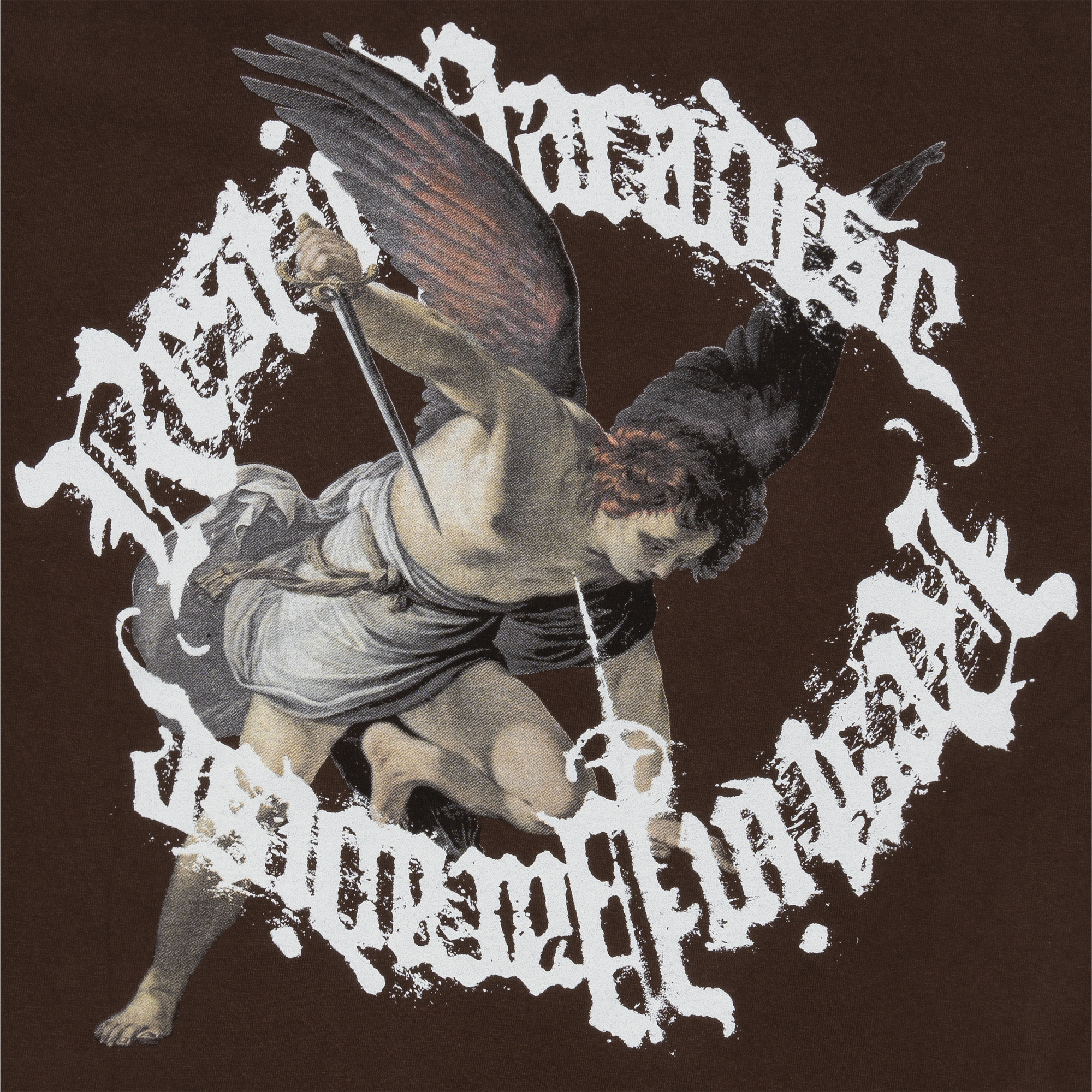 Revenge Anuel St. Michael Tee Brown | PLUS
