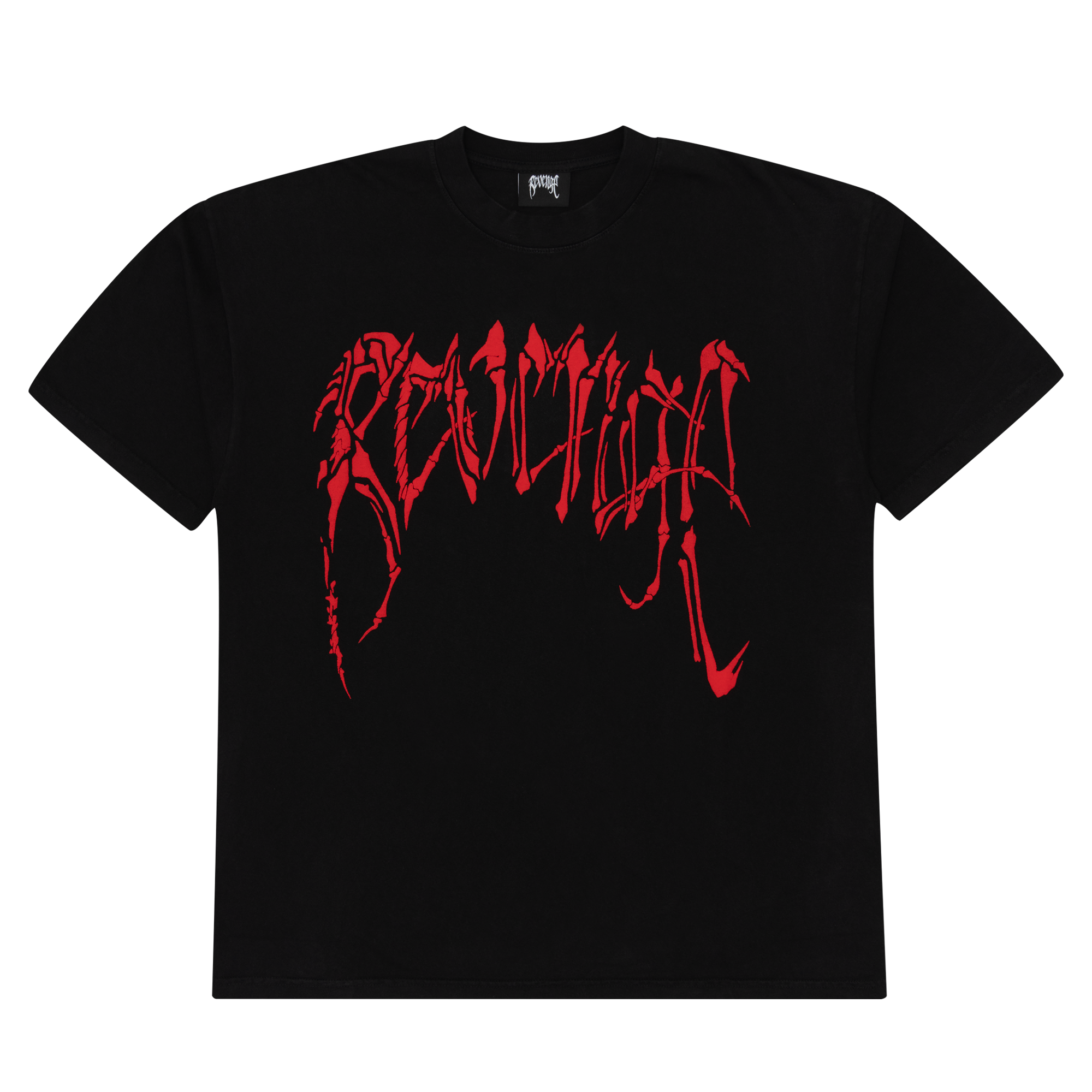 Revenge Bones Tee Black/Red