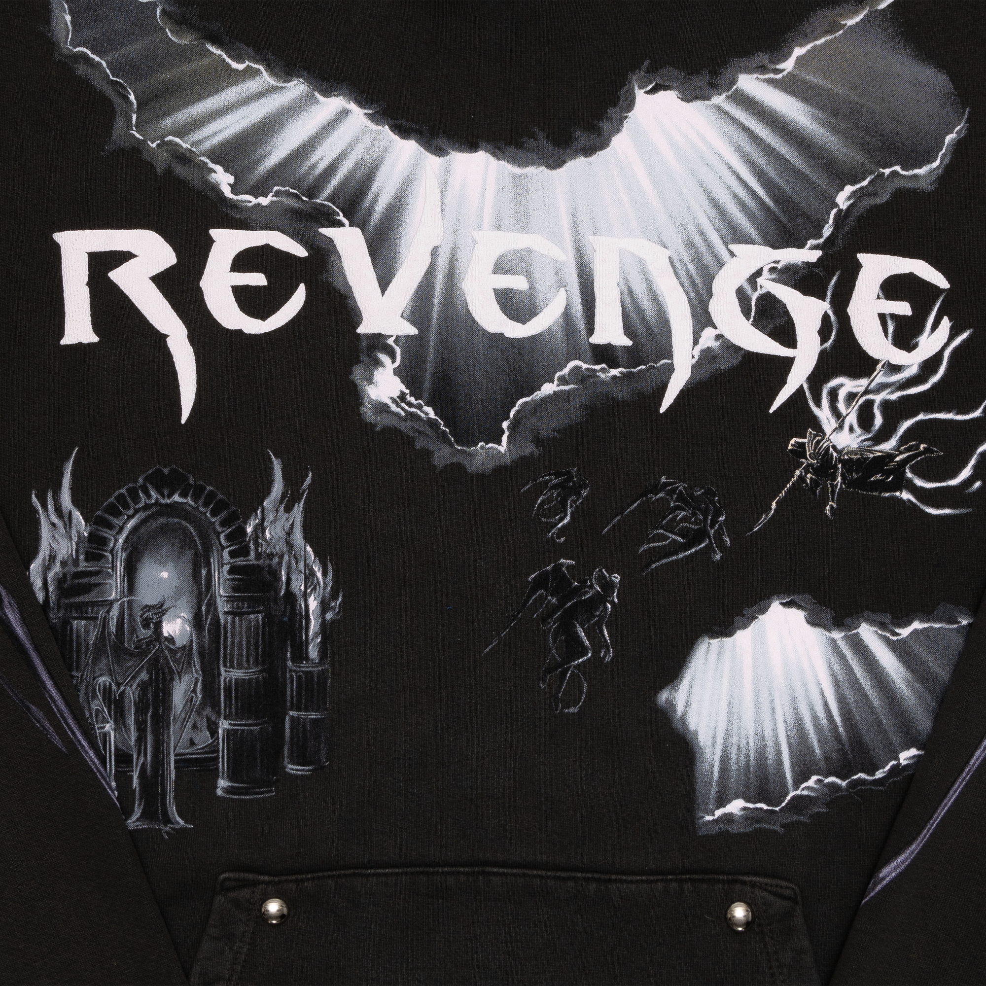 Revenge x Diablo IV Hoodie Washed Back-PLUS
