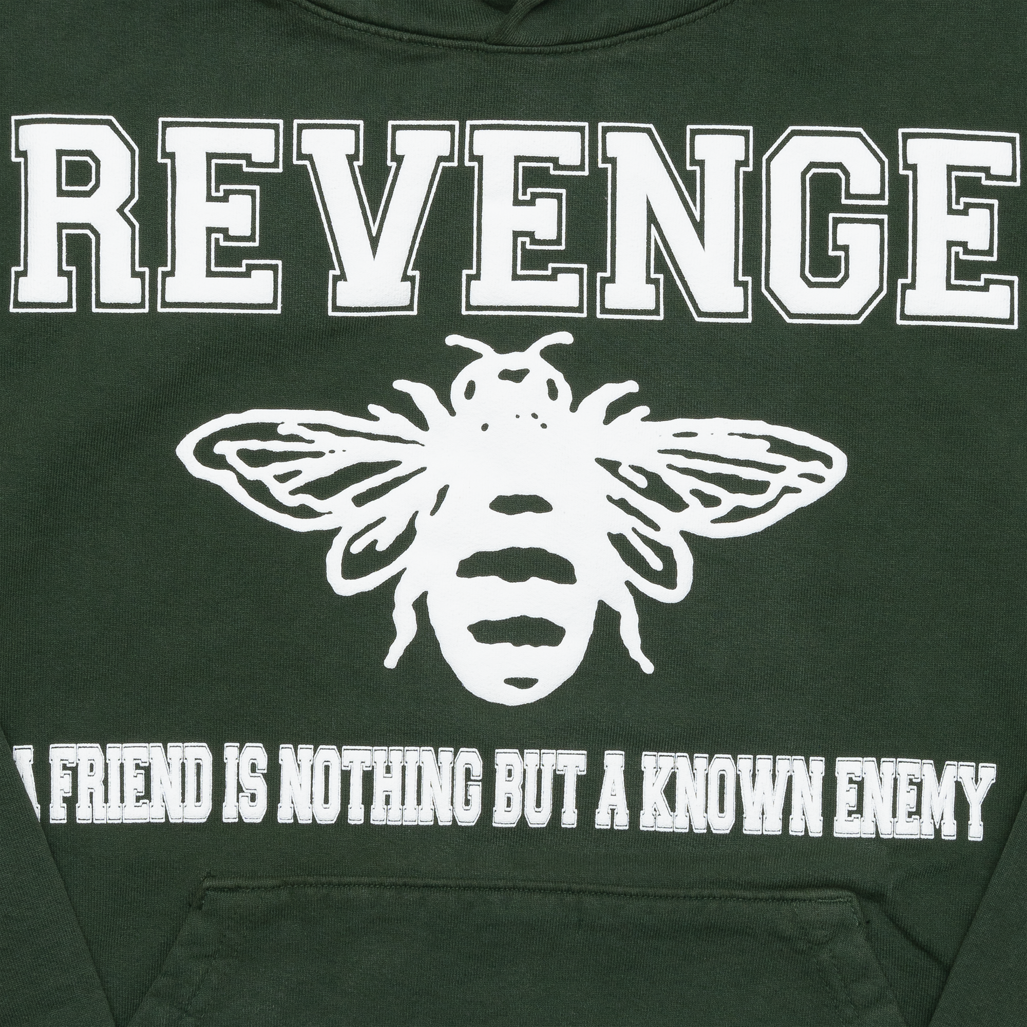 Revenge Friends Hoodie Forest Green Ivy-PLUS