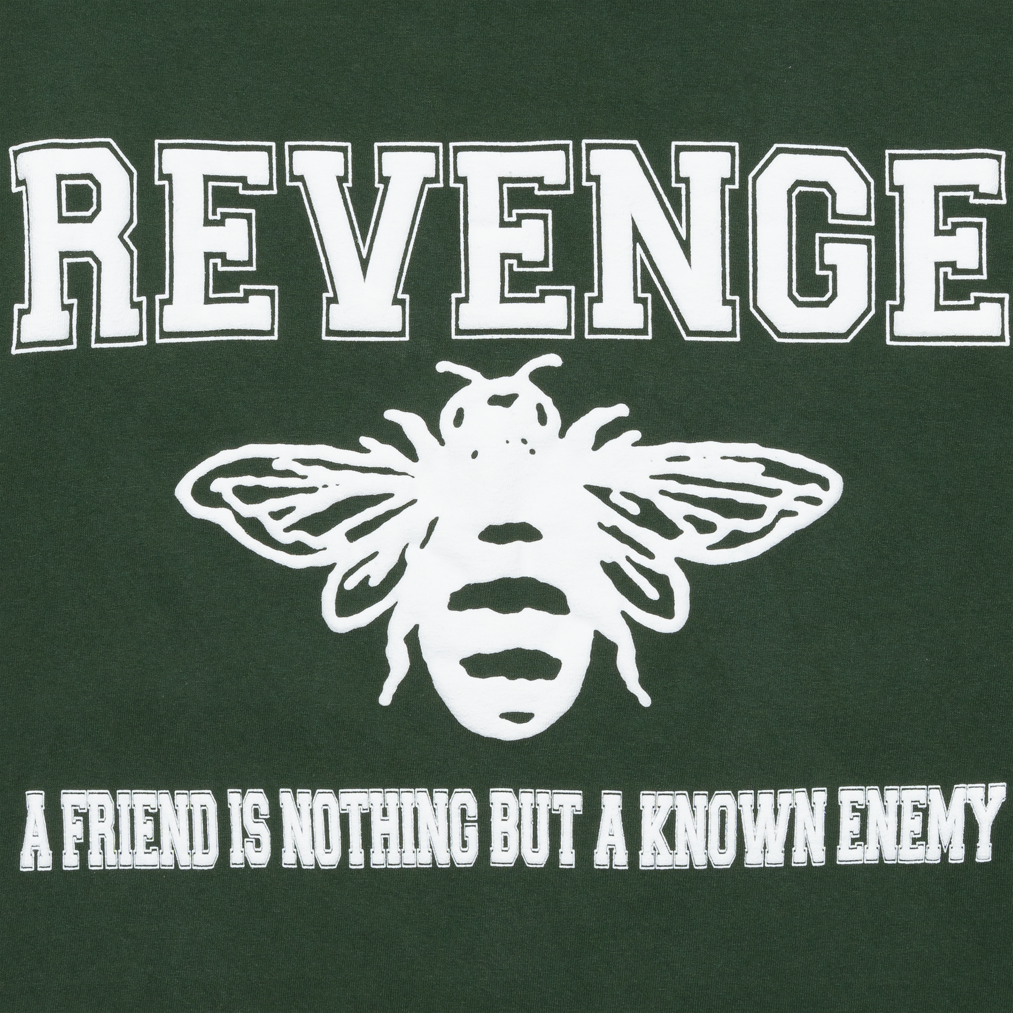 Revenge Friends Tee Forest Green Ivy-PLUS