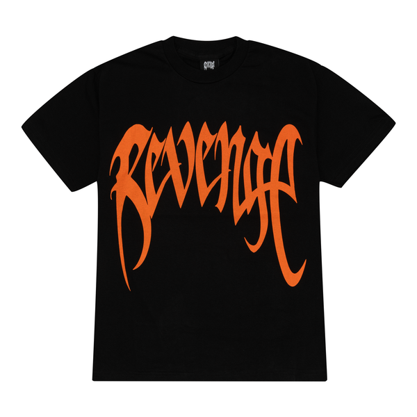 Revenge_OrangeArchLogo_BlackTe