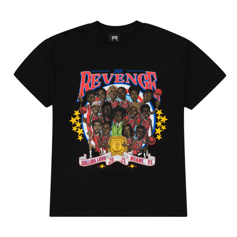 Revenge Gallery Rolling Loud Tee Black | PLUS