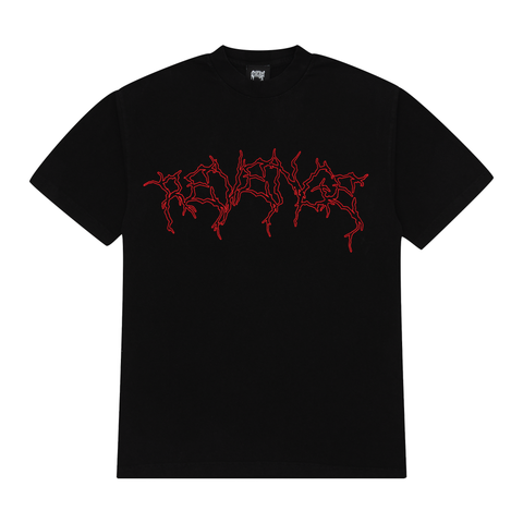 Revenge x Zillakami Cerberus Lightning Tee Black/Red | PLUS