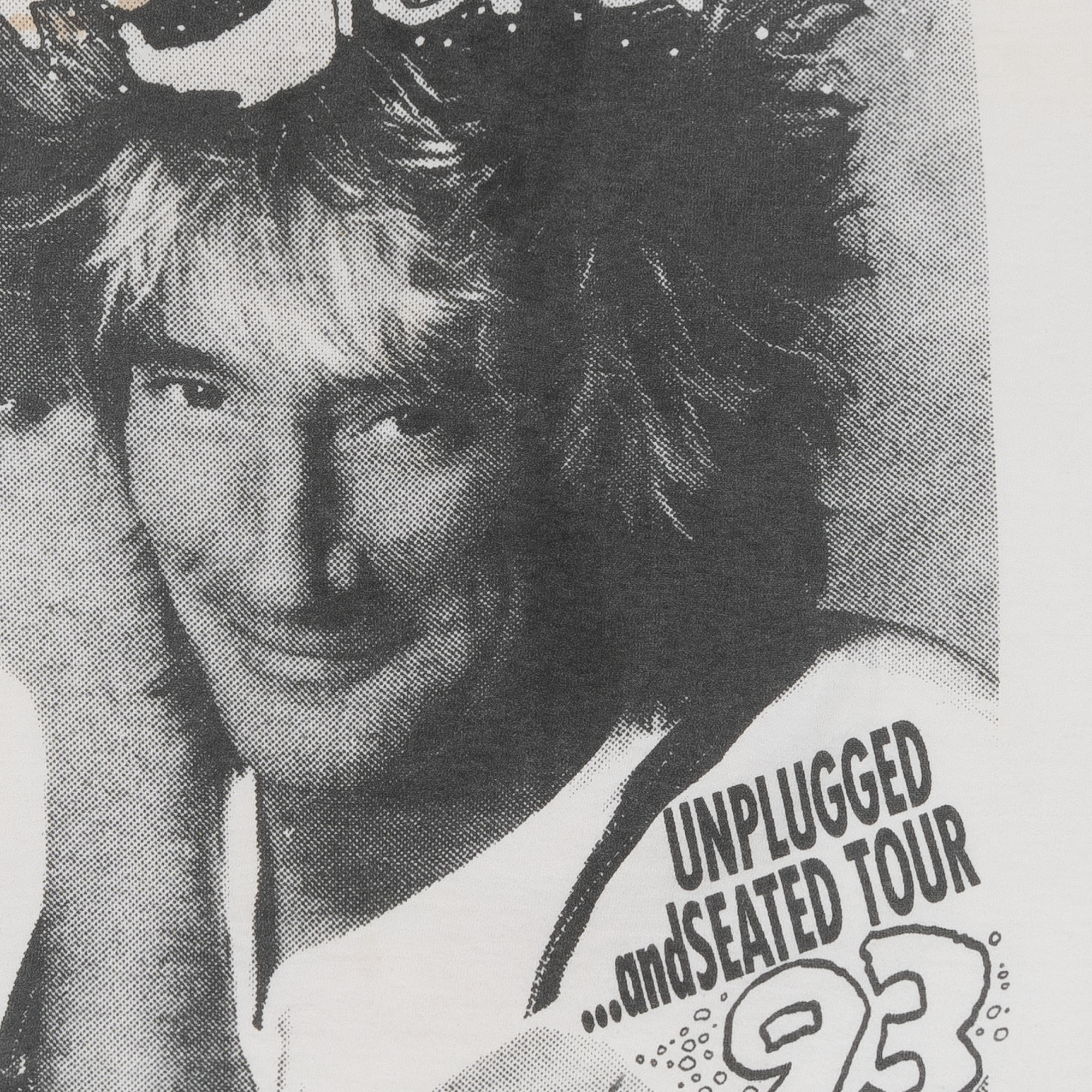 Rod Stewart "Unplugged and Seated" Tour Tank Top White-PLUS