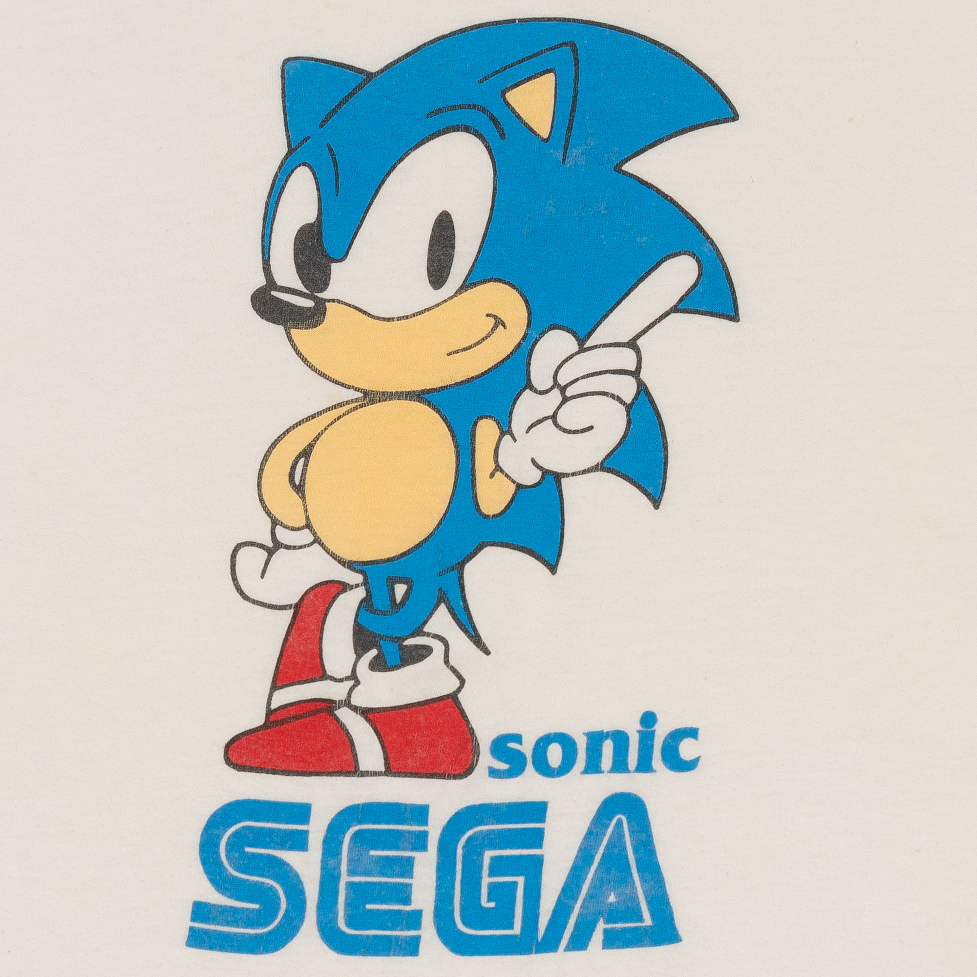 Sonic Sega 90's Tee White-PLUS
