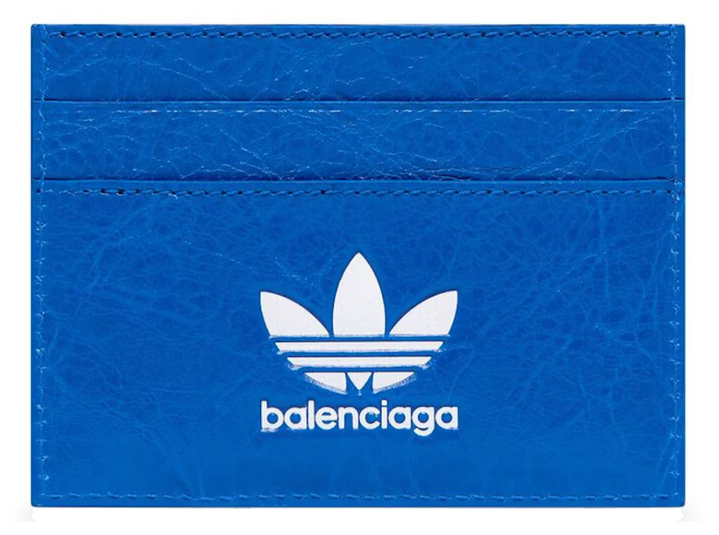 Balenciaga x adidas Card Holder Blue-PLUS